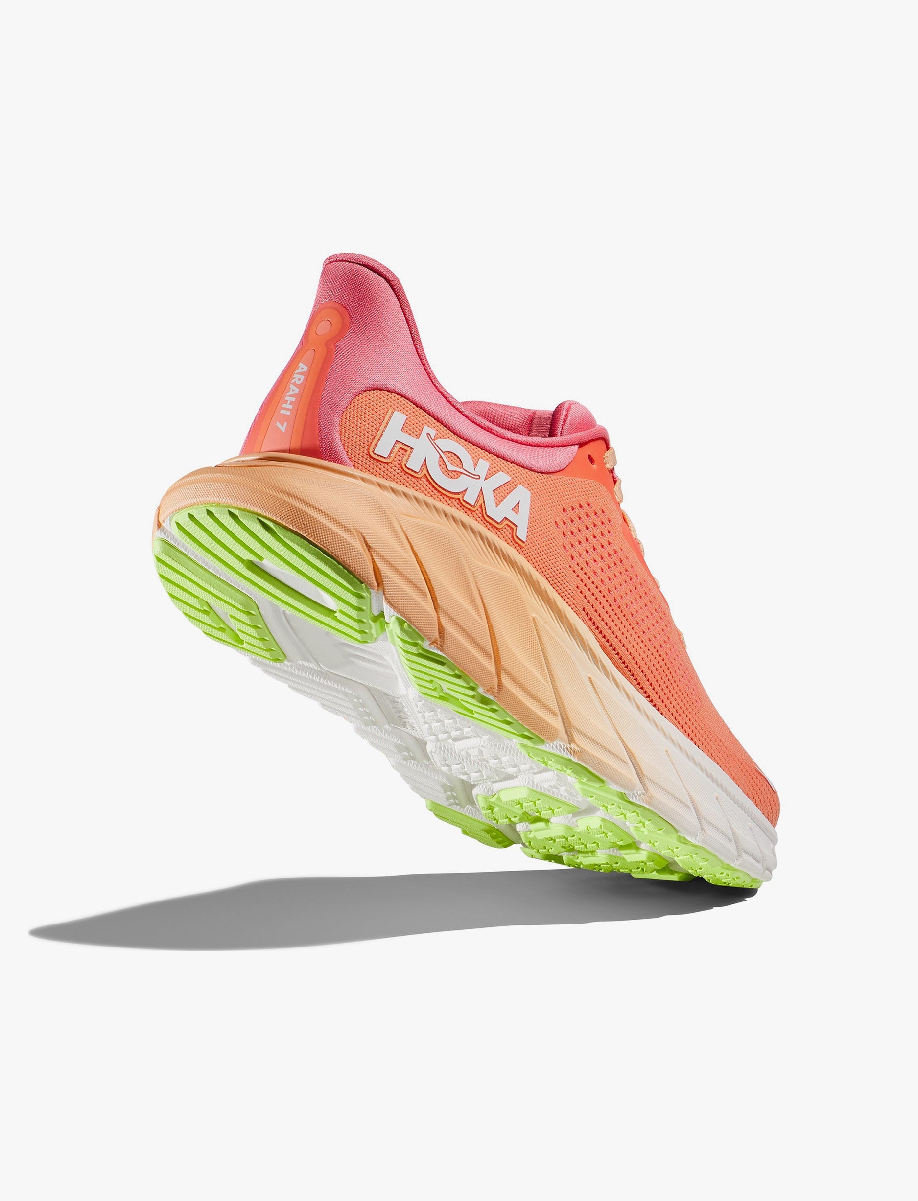 HOKA Arahi Wide 7 - נעלי ספורט נשים הוקה ארהי 7 רחבות בצבע פפאיה/קורל