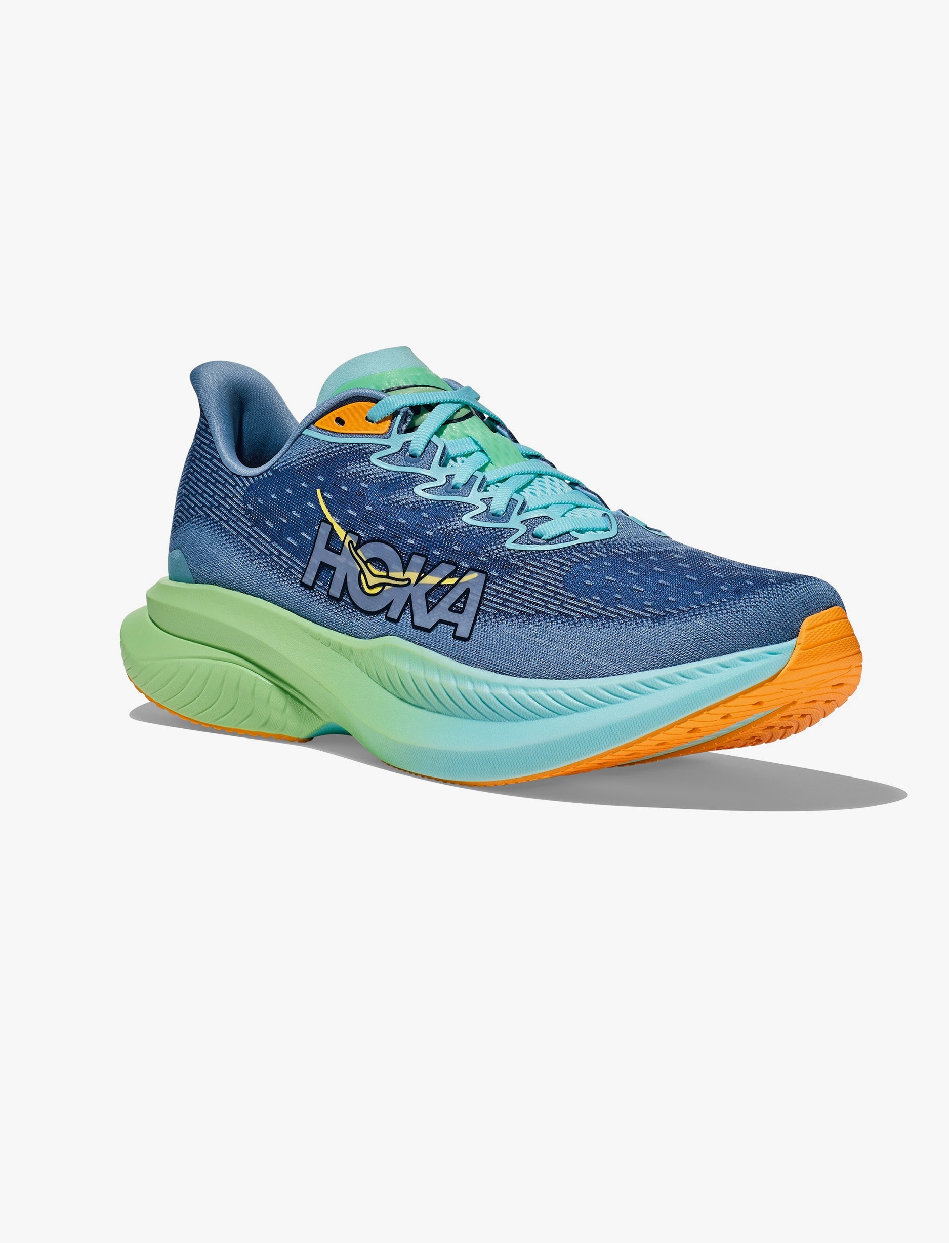 HOKA MACH 6 - נעלי ספורט לגברים הוקה מאך 6 בצבע כחול בין ערביים/צל