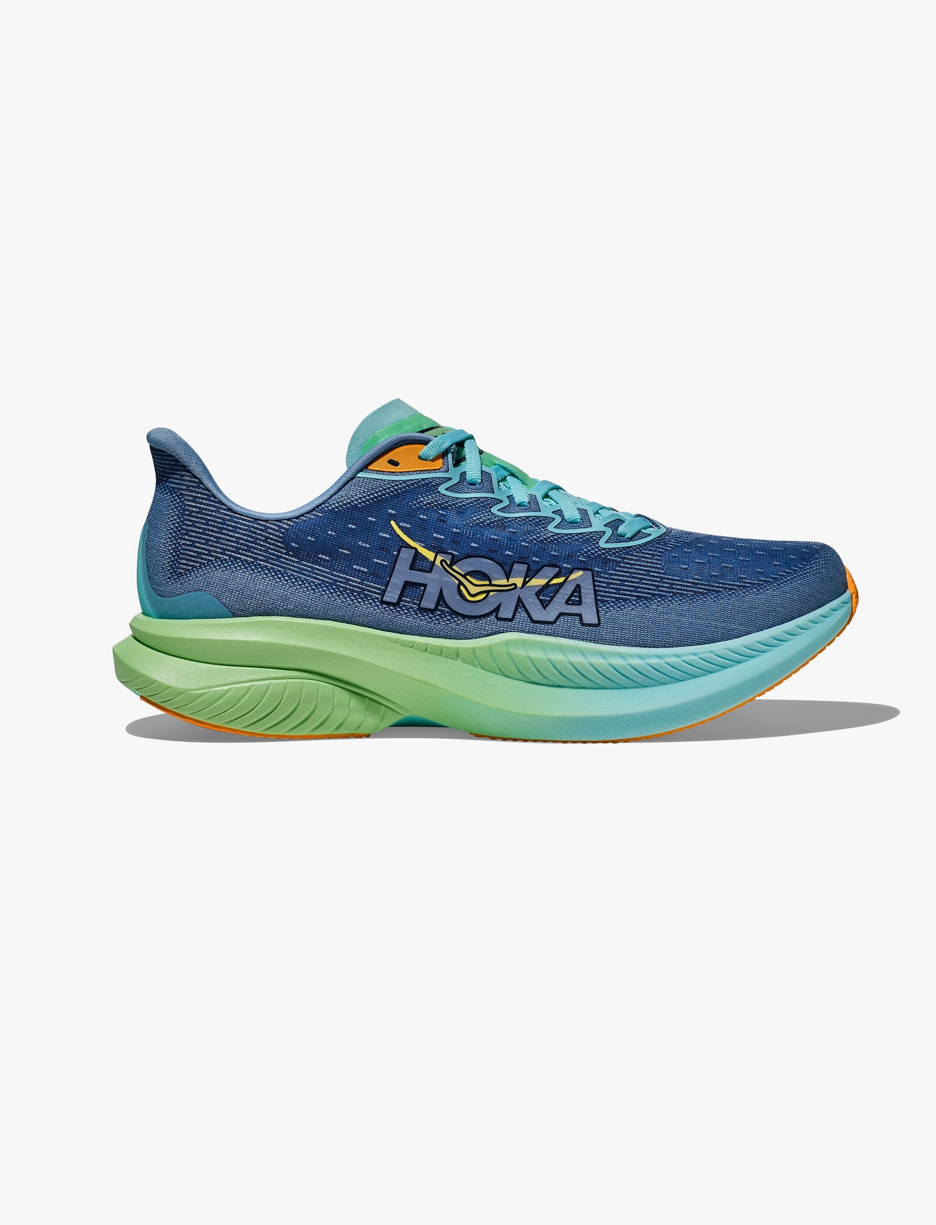 HOKA MACH 6 - נעלי ספורט לגברים הוקה מאך 6 בצבע כחול בין ערביים/צל