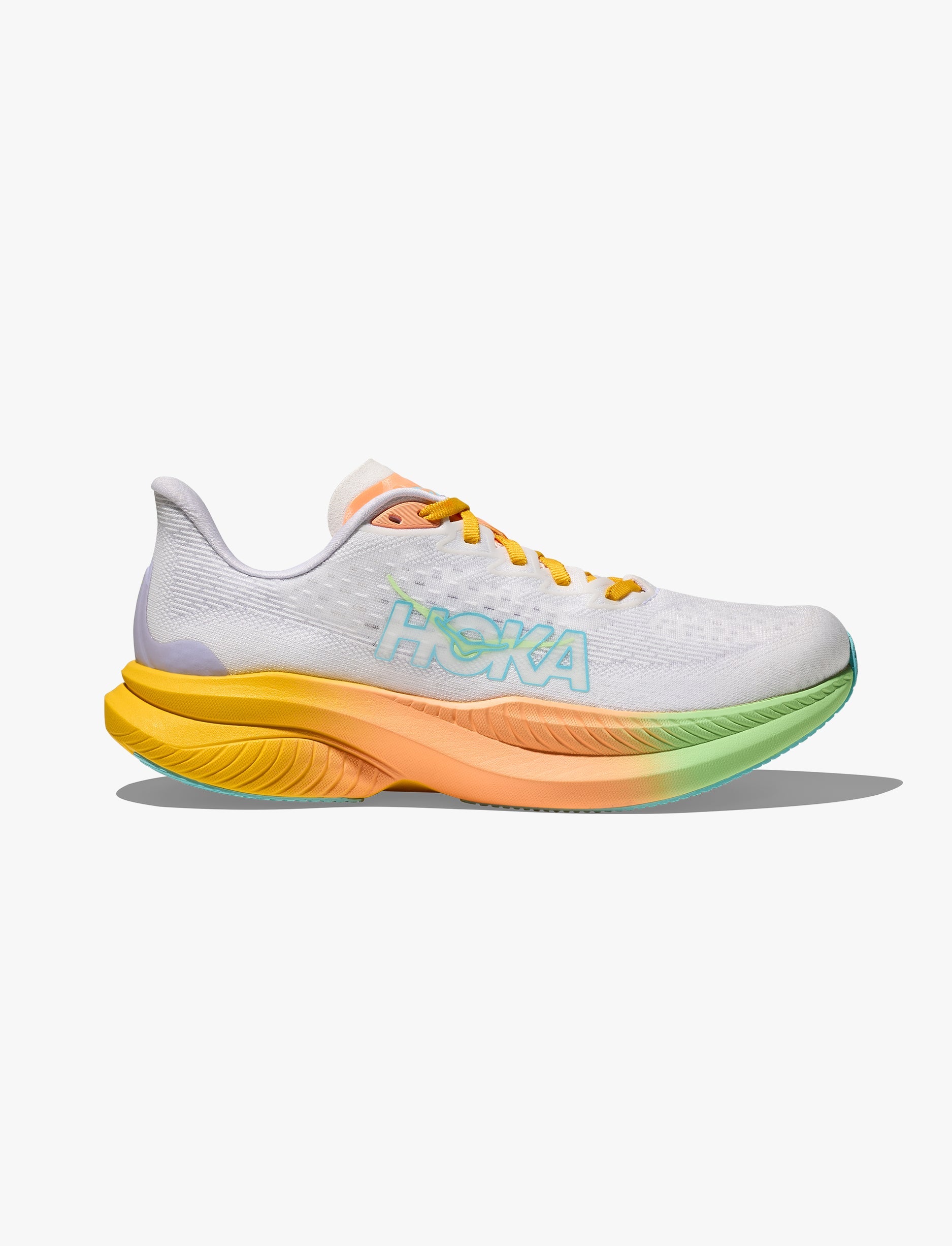 HOKA MACH 6 - נעלי ספורט לגברים הוקה מאך 6 בצבע פרוסט/אור כוכבים
