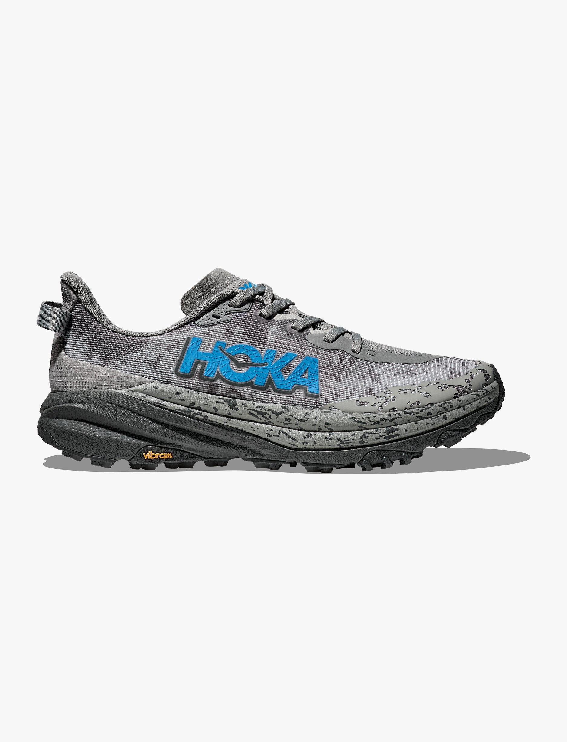 HOKA SPEEDGOAT 6 WIDE - נעלי ספורט גברים ספידגוט 6 רחבות בצבע אפור גלקטי/כחול
