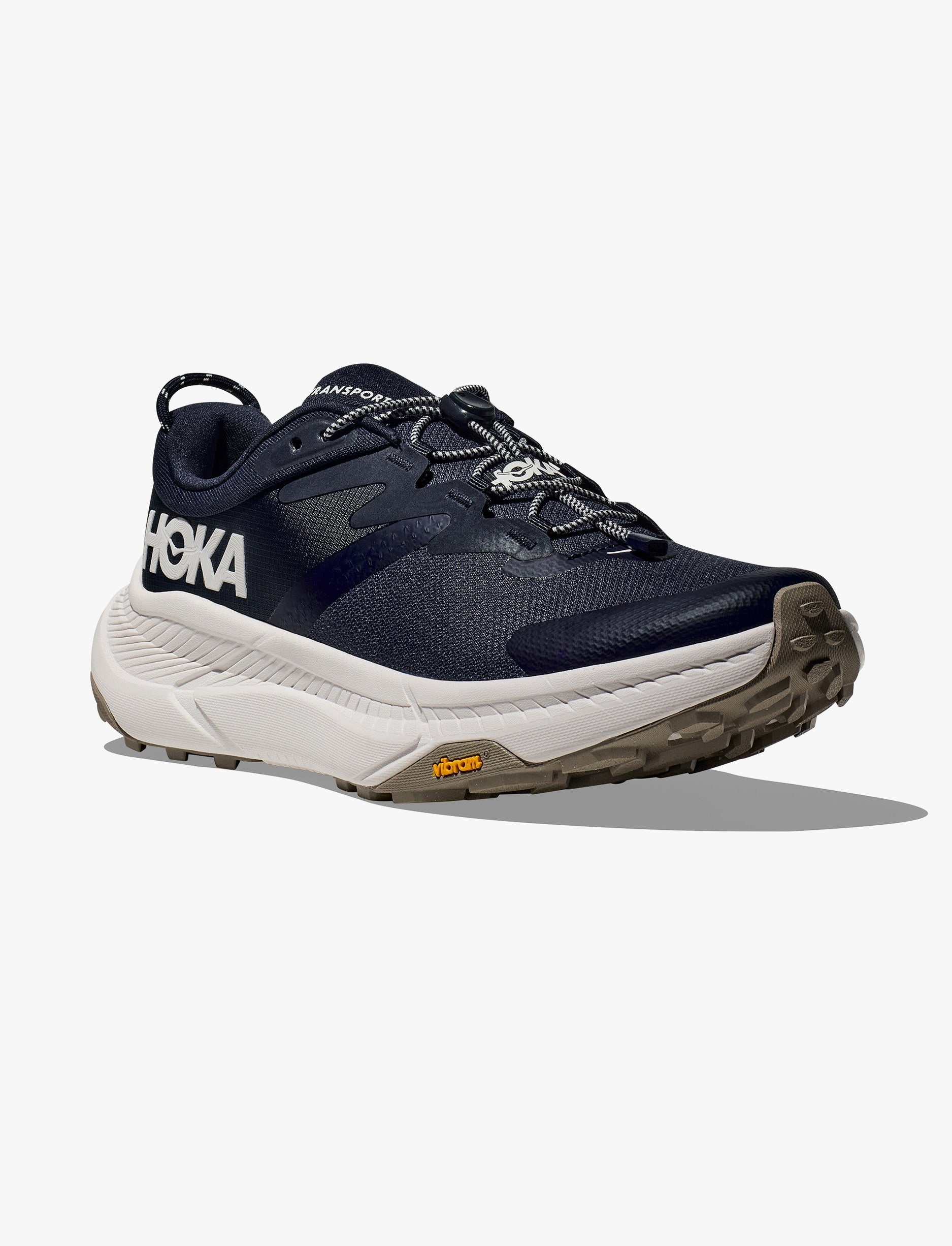 Hoka Transport Wide - נעלי הליכה גברים הוקה טרנספורט רחבות בצבע נייבי/לבן