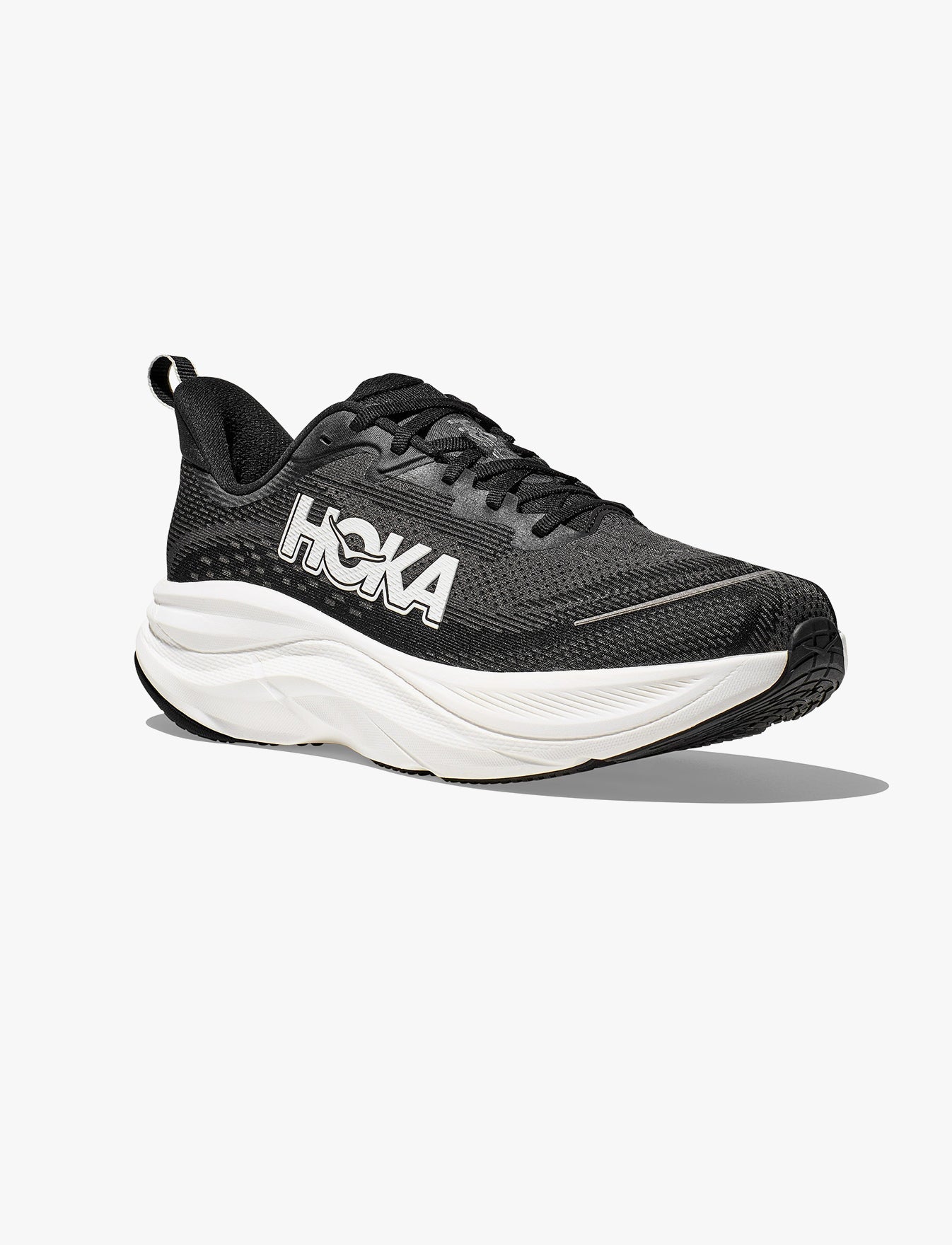 Hoka Skyflow - נעלי ספורט גברים הוקה סקייפלו רחבות בצבע שחור/לבן