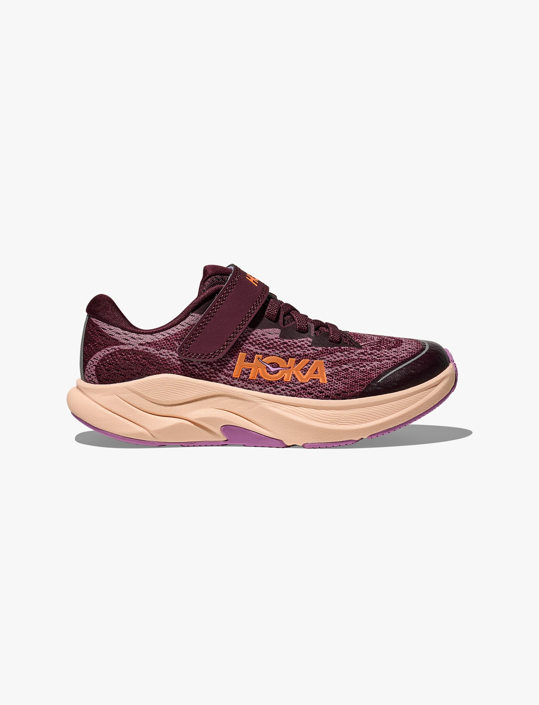 HOKA RINCON 4 LITTLE KIDS - נעלי ספורט לילדים הוקה רינקון 4 בצבע דובדבן כהה/סגלגל