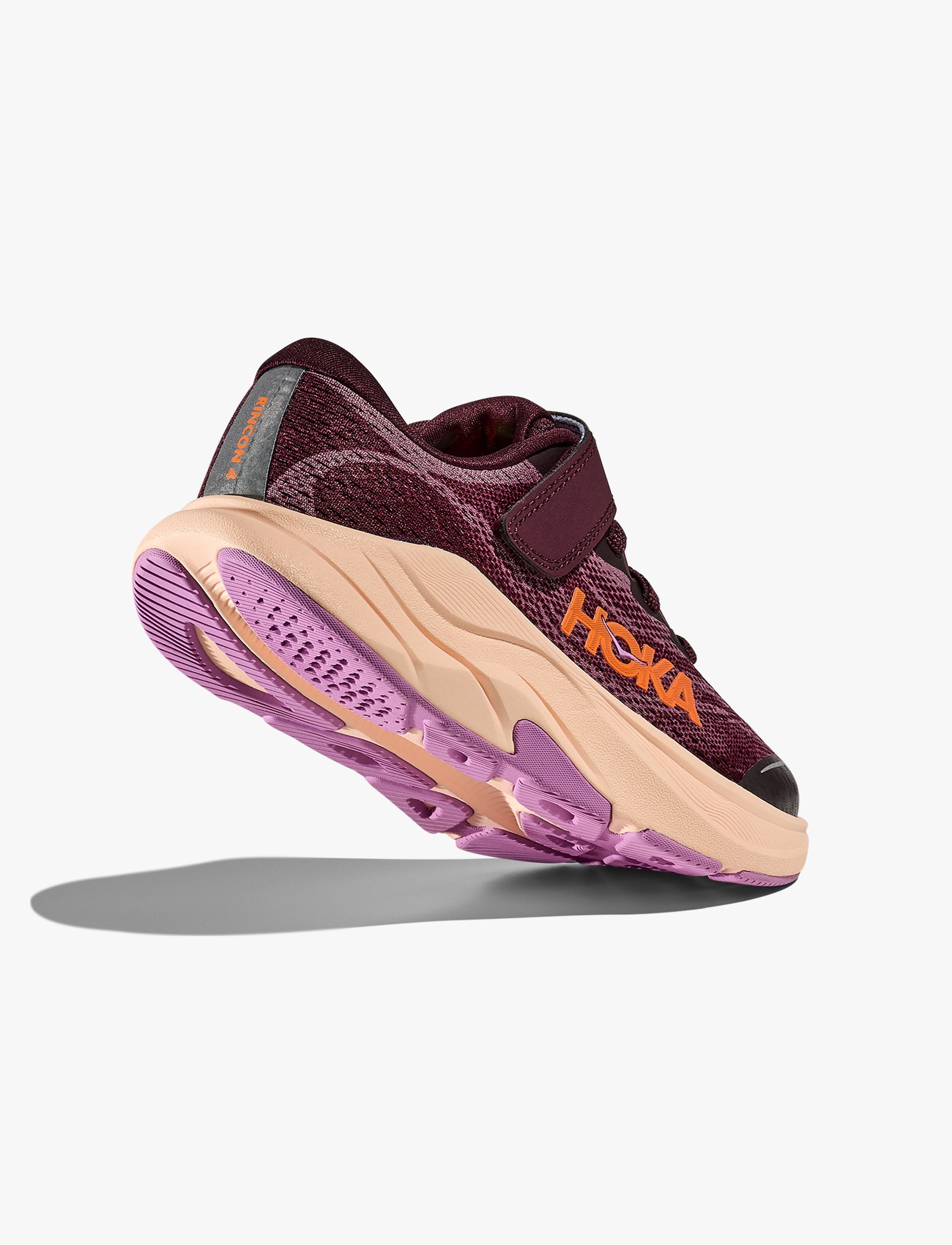 HOKA RINCON 4 LITTLE KIDS - נעלי ספורט לילדים הוקה רינקון 4 בצבע דובדבן כהה/סגלגל