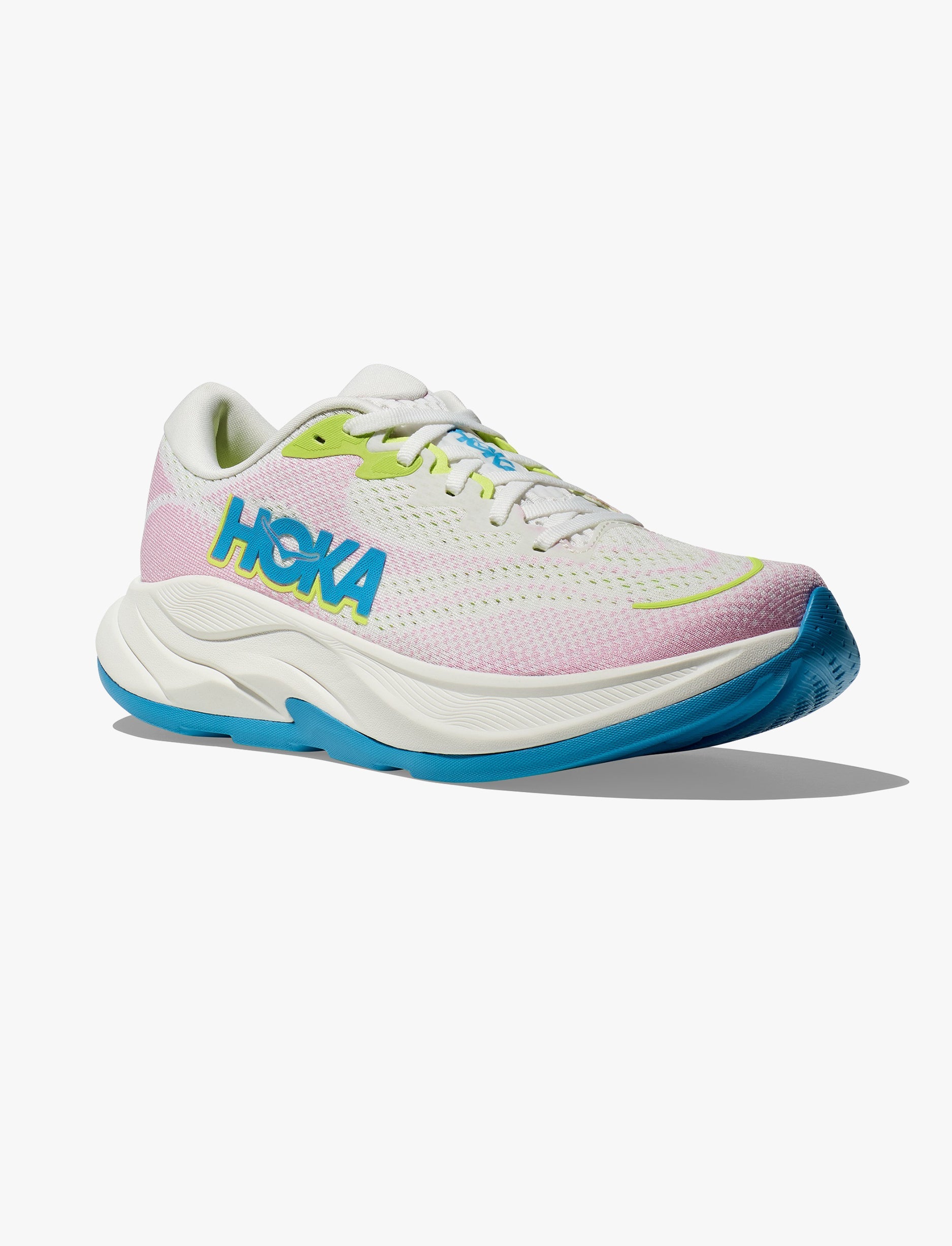 נעלי ספורט לנשים הוקה רינקון Hoka Rincon 4 - 4 בצבע פרוסט/ורוד דמדומים