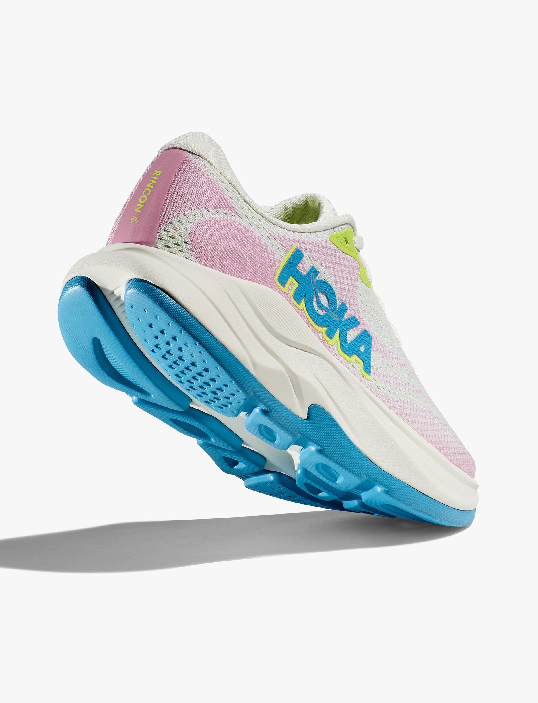 נעלי ספורט לנשים הוקה רינקון Hoka Rincon 4 - 4 בצבע פרוסט/ורוד דמדומים
