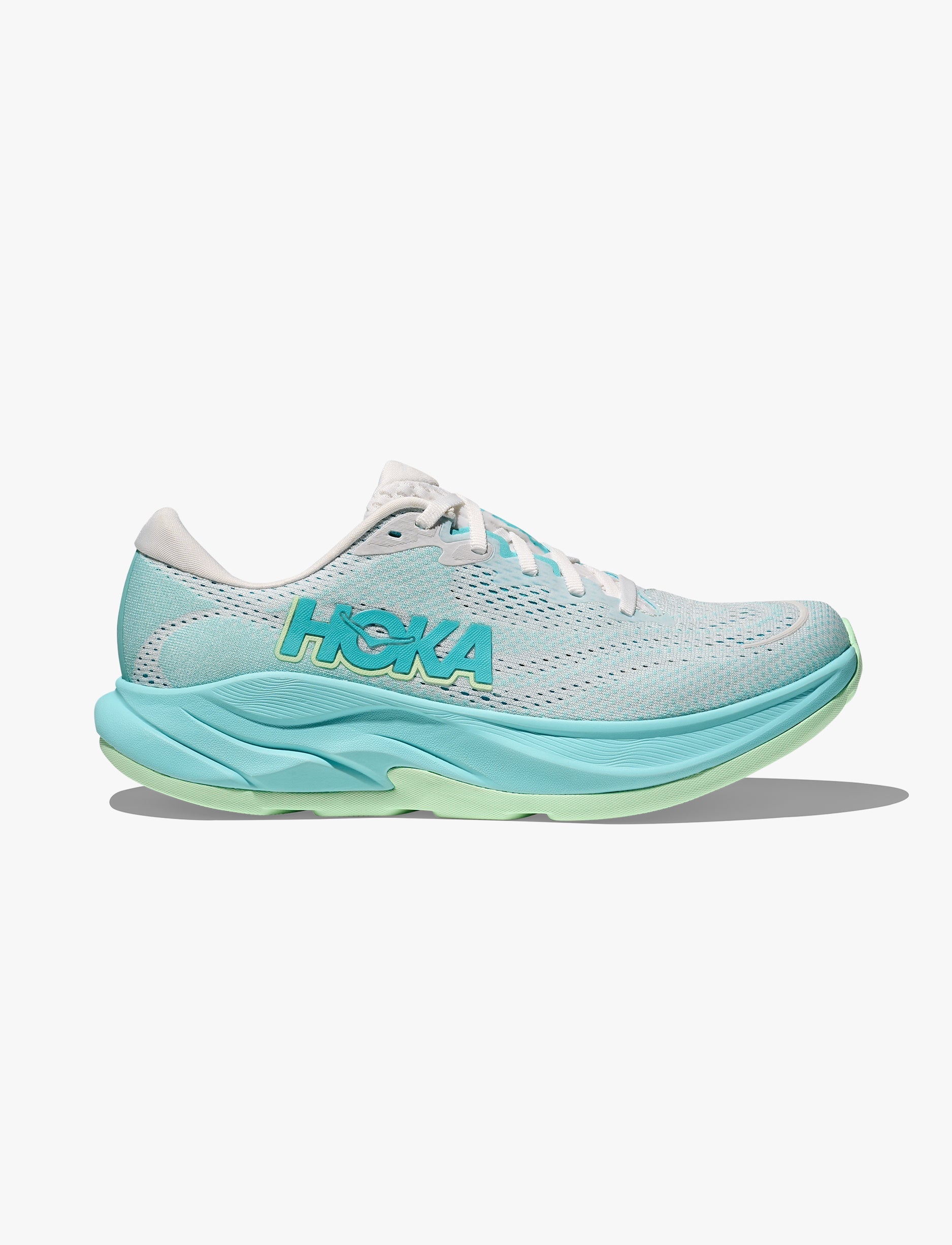 נעלי ספורט לנשים הוקה רינקון Hoka Rincon 4 - 4 בצבע פרוסט/כחול מנצנץ