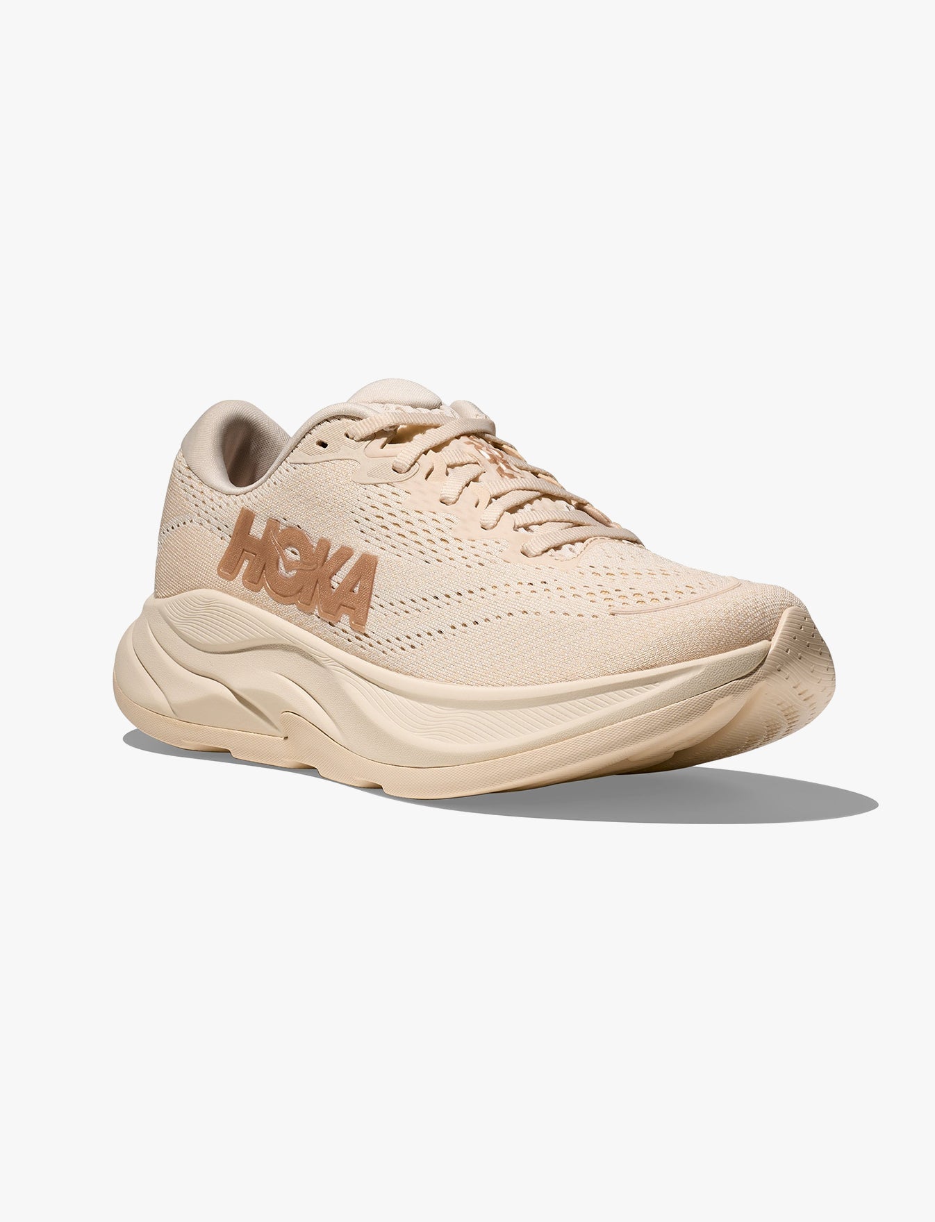 נעלי ספורט לנשים הוקה רינקון Hoka Rincon 4 - 4 בצבע וניל/לבנה