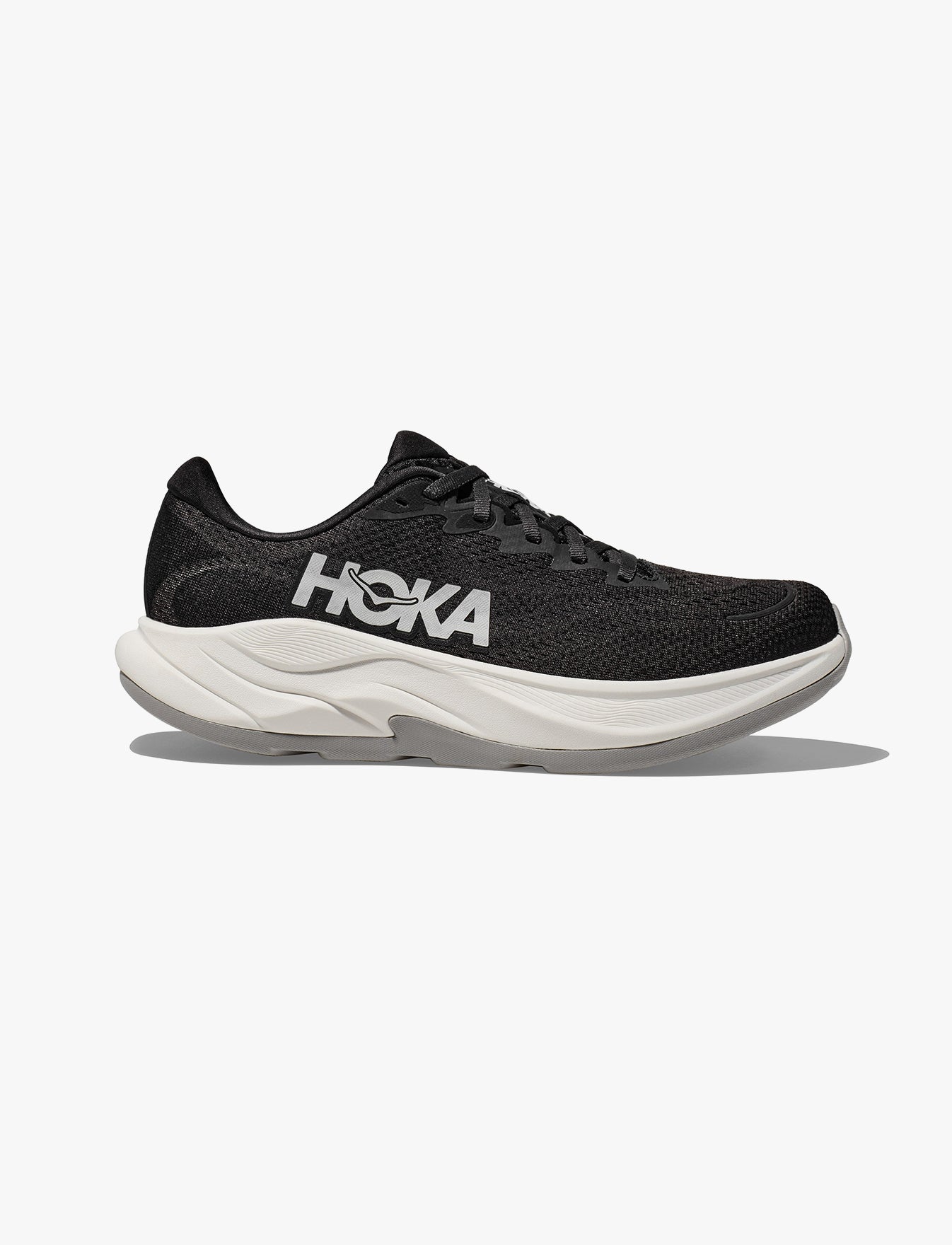 נעלי ספורט רחבות לגברים הוקה רינקון Hoka Rincon 4 - 4 בצבע שחור/לבן