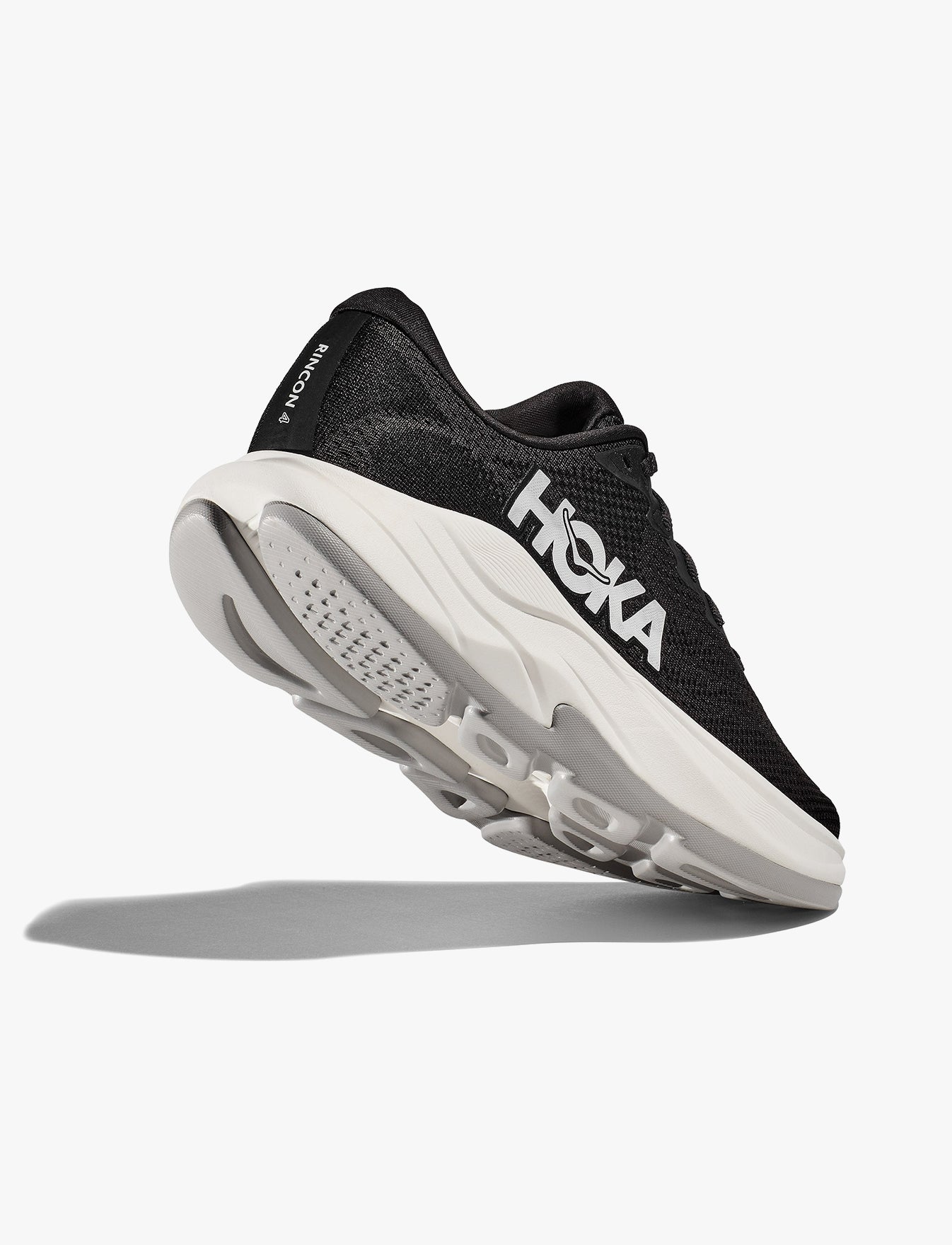 נעלי ספורט רחבות לנשים הוקה רינקון Hoka Rincon 4 - 4 בצבע שחור/לבן