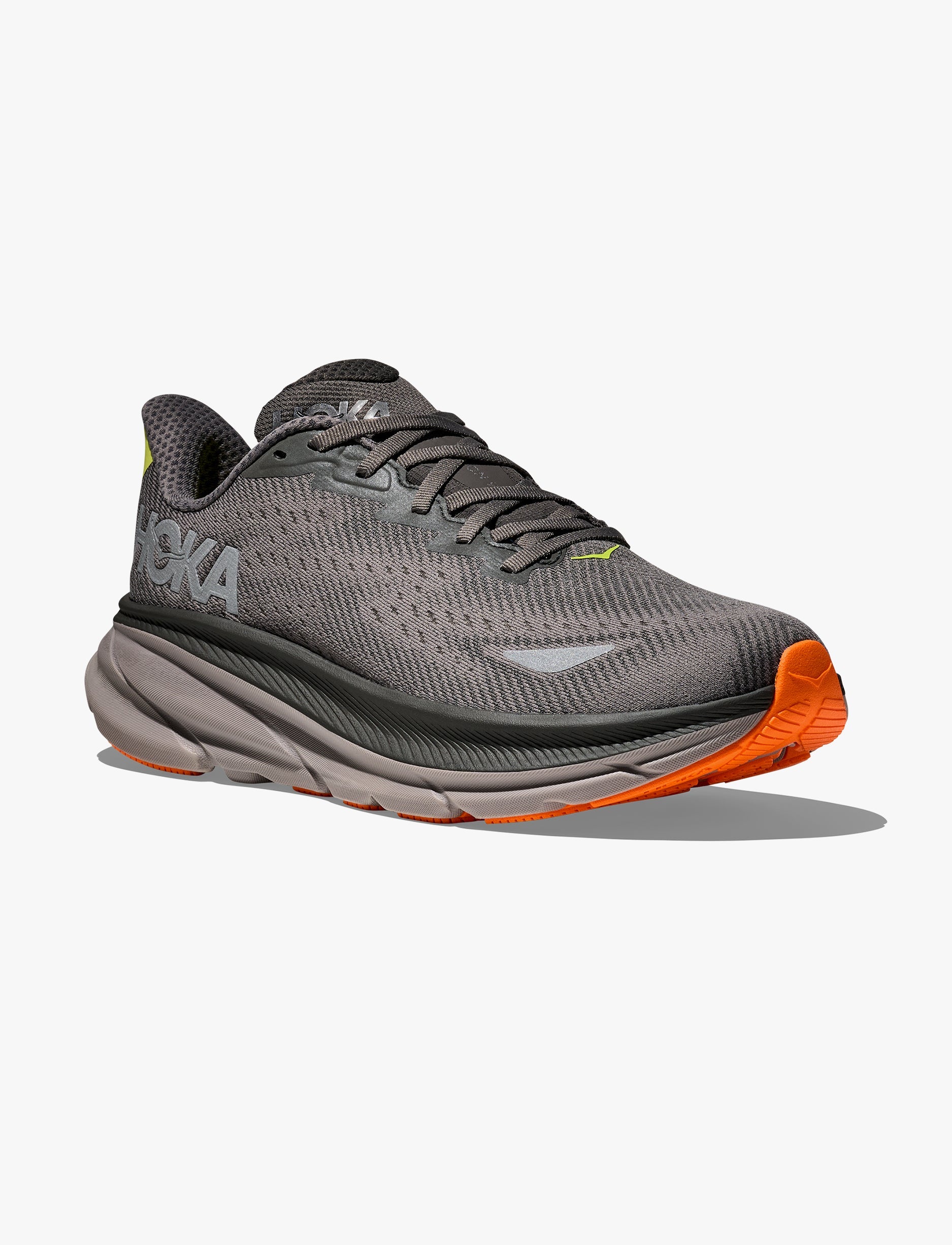 HOKA CLIFTON 9 GTX - נעלי ספורט קליפטון 9 גורטקס לגברים בצבע אפור אספלט/אפור חצץ