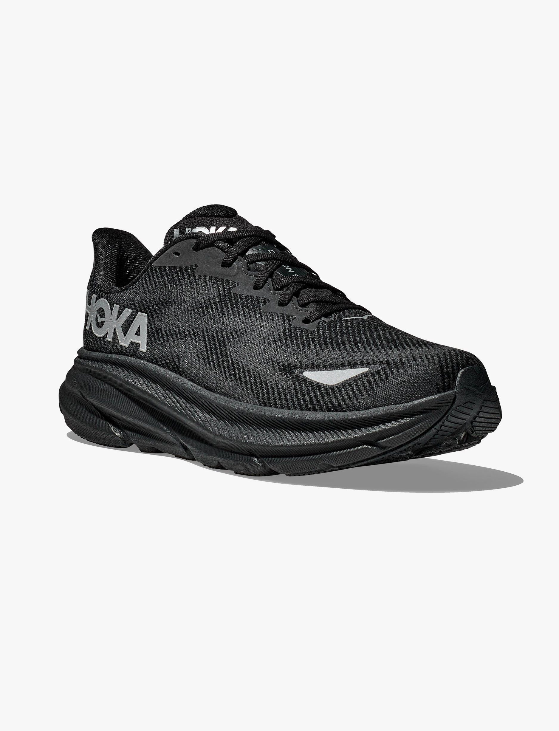 HOKA CLIFTON 9 GTX - נעלי ספורט קליפטון 9 גורטקס לגברים שחור/שחור