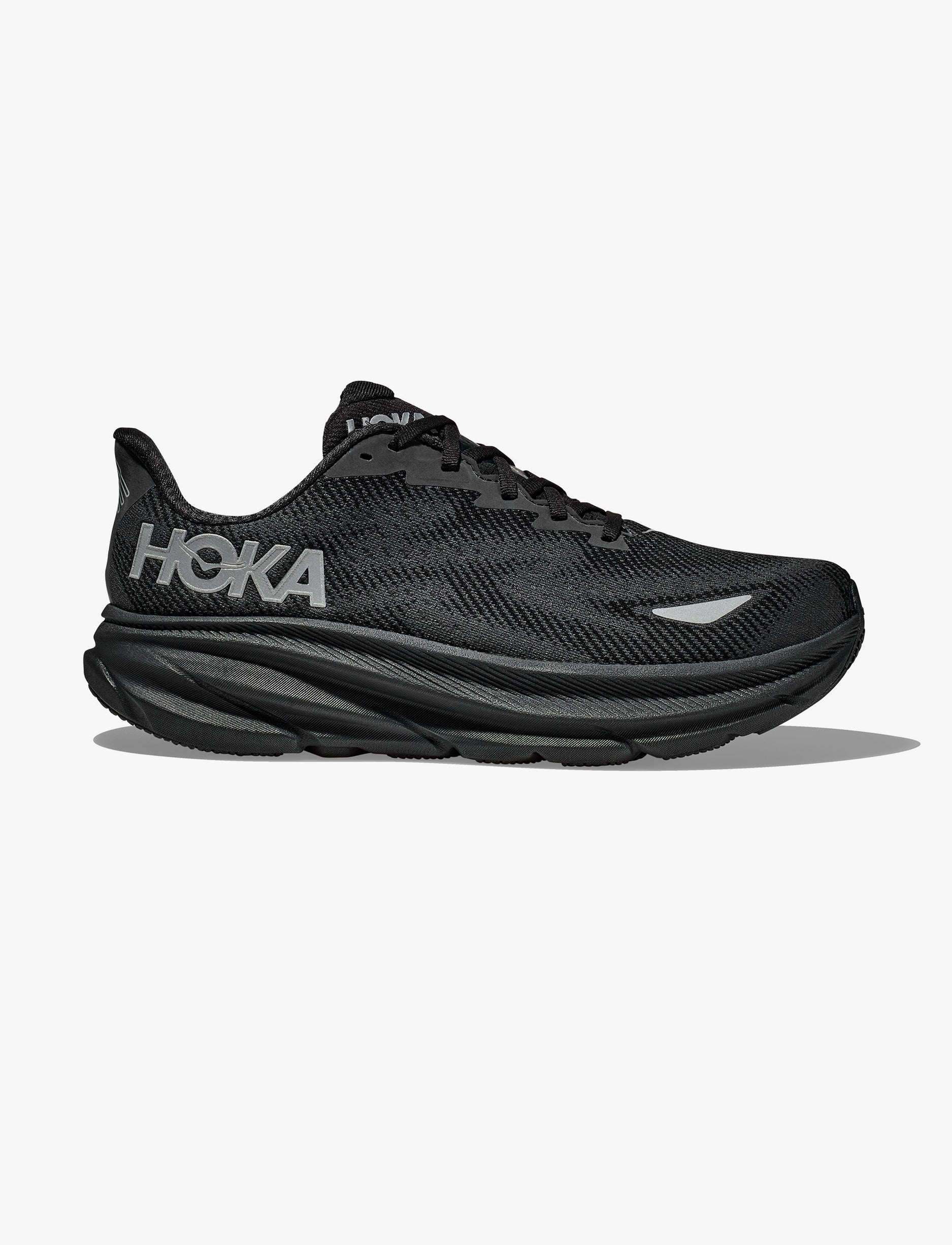 HOKA CLIFTON 9 GTX - נעלי ספורט קליפטון 9 גורטקס לגברים שחור/שחור