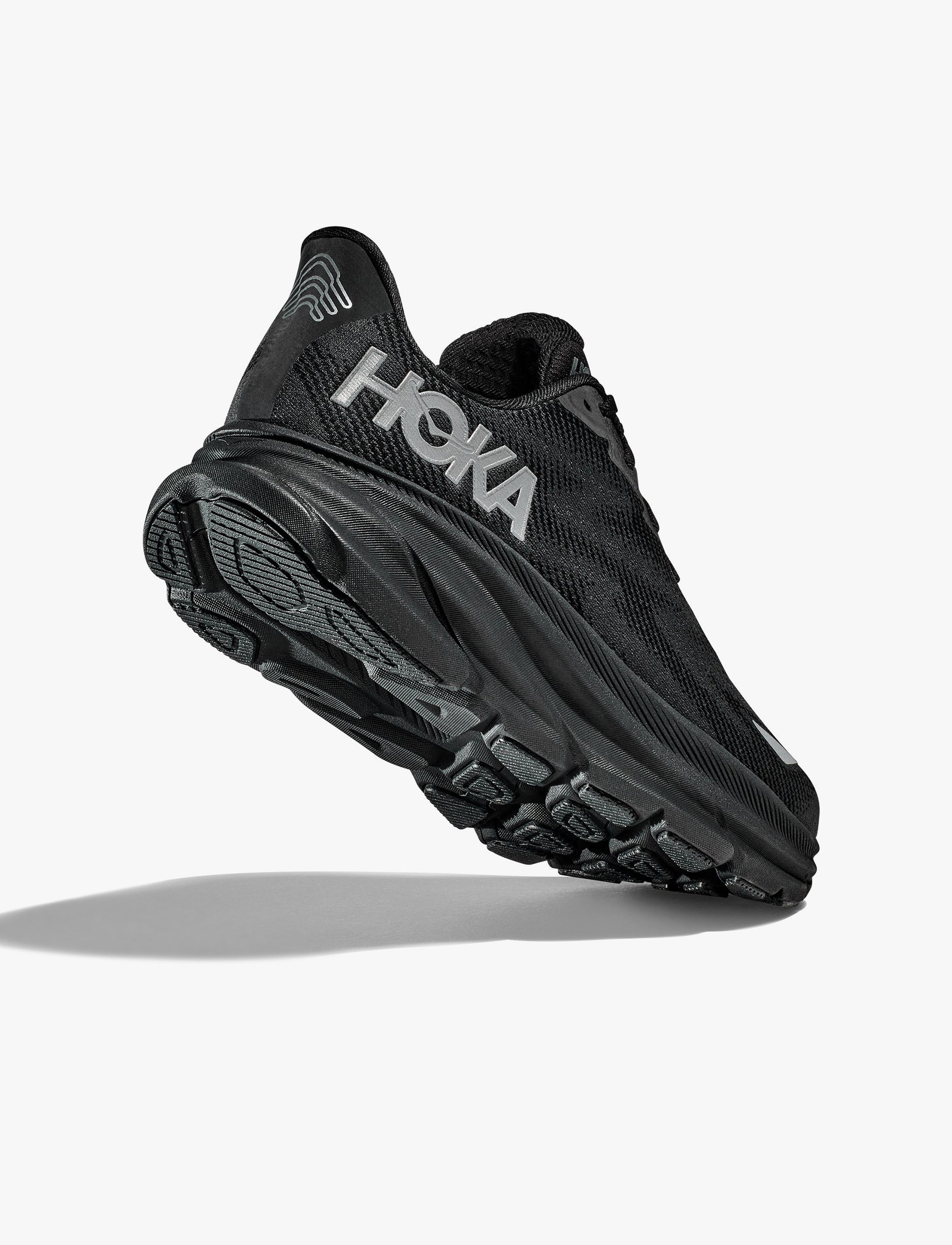 HOKA CLIFTON 9 GTX - נעלי ספורט קליפטון 9 גורטקס לגברים שחור/שחור