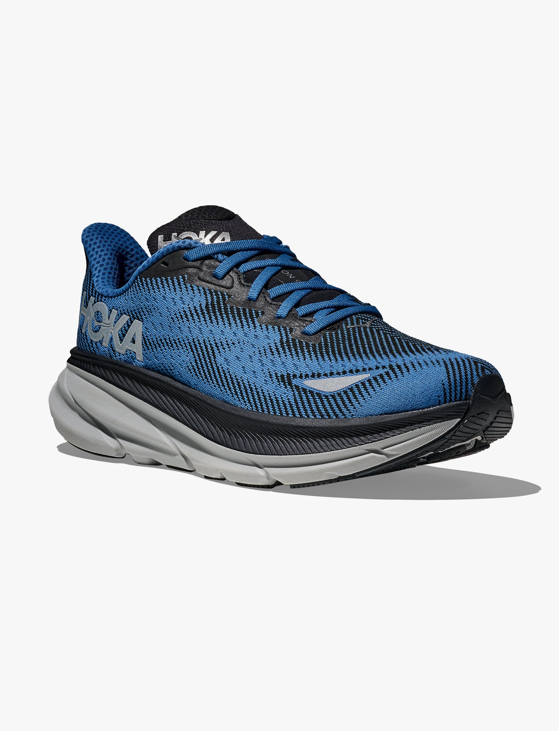 HOKA CLIFTON 9 GTX - נעלי ספורט קליפטון 9 גורטקס לגברים בצבע כחול ערפל/שחור