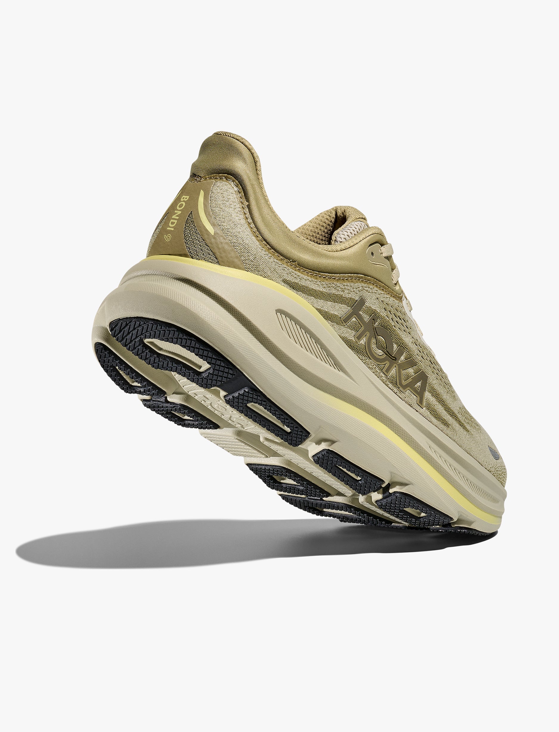 HOKA BONDI 9 - נעלי ספורט לגבר בונדי 9 בצבע ירקרק/משרום