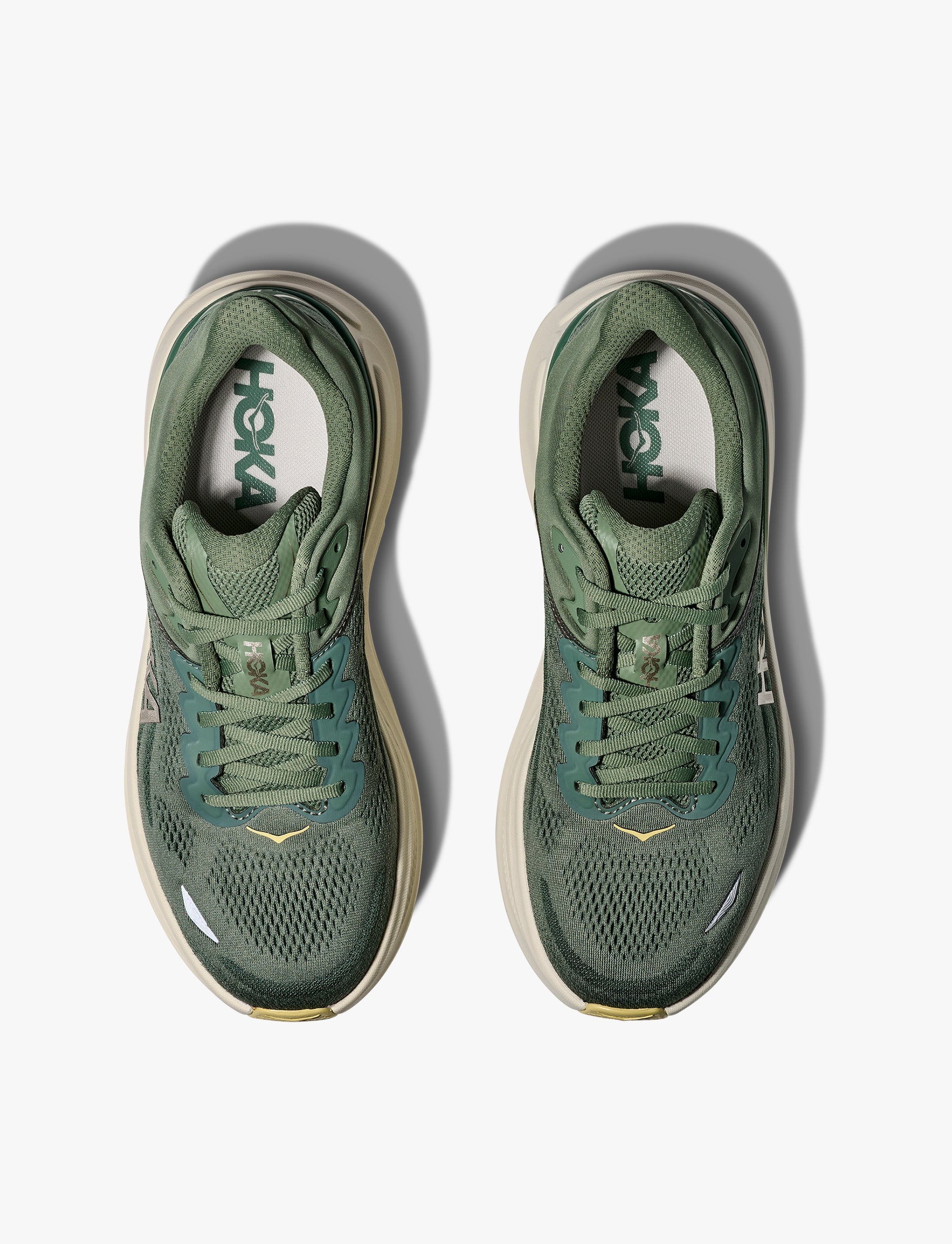 HOKA BONDI 9 - נעלי ספורט לגבר בונדי 9 בצבע ירוק/ירוק