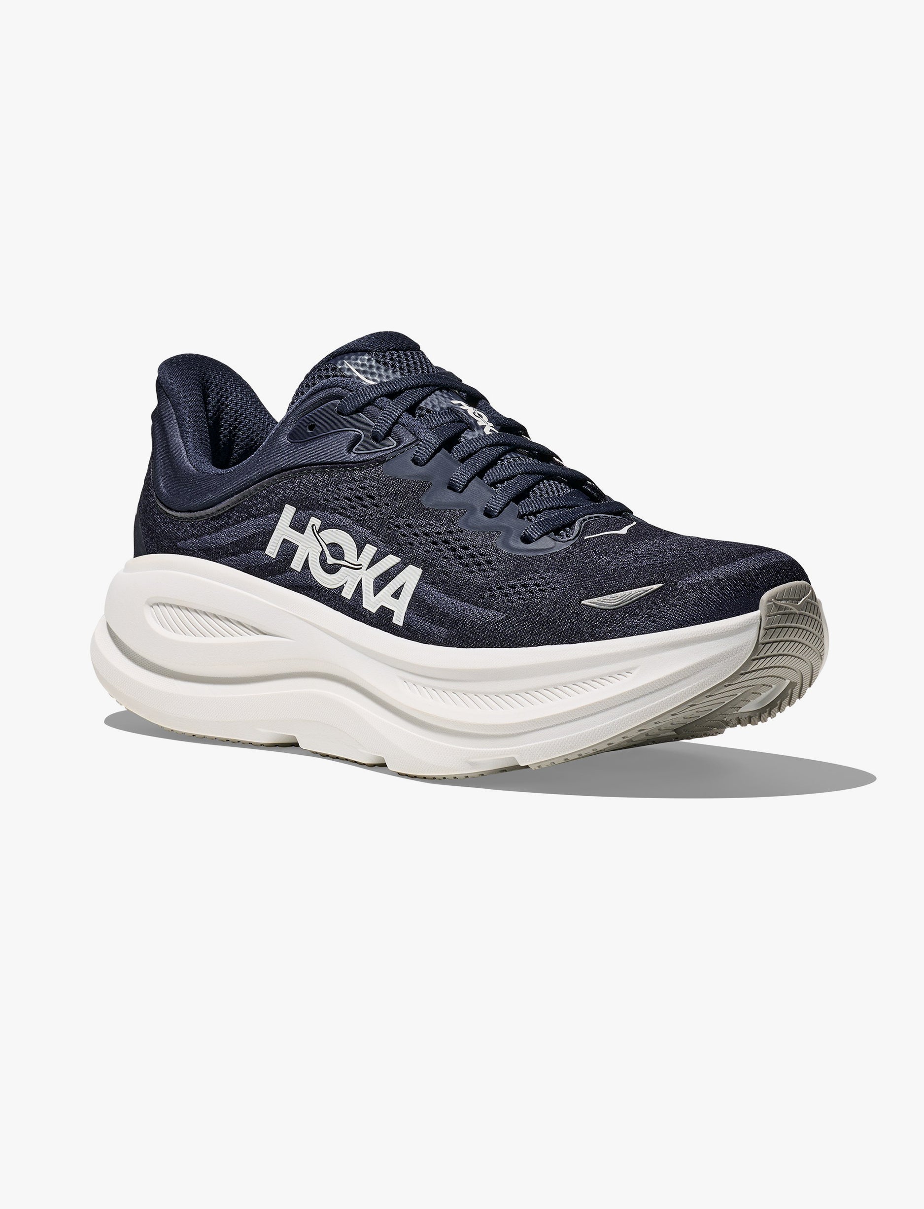 HOKA BONDI 9 - נעלי ספורט לגבר בונדי 9 בצבע נייבי/לבן