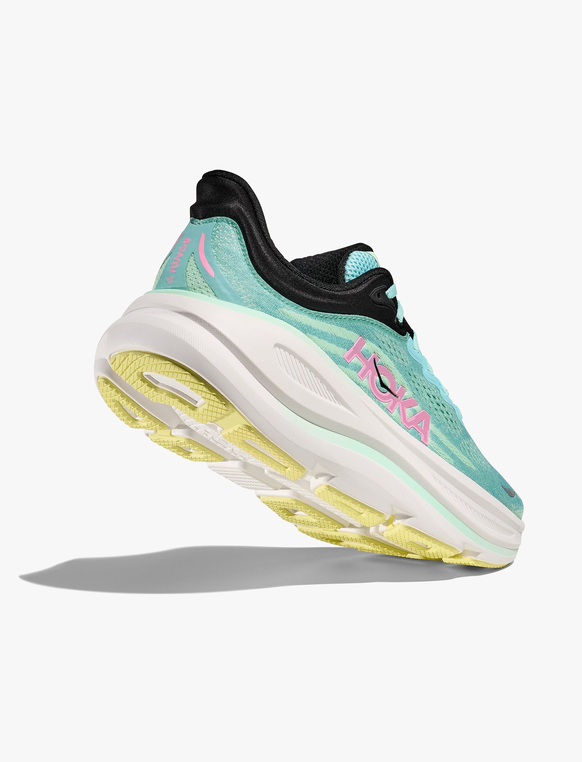 HOKA BONDI 9 - נעלי ספורט לאישה בונדי 9 בצבע כחול ספארק/מנטה