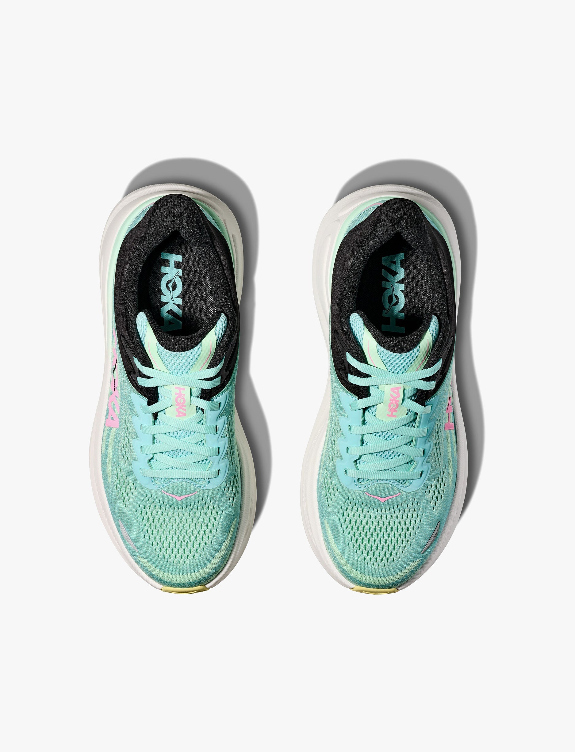 HOKA BONDI 9 - נעלי ספורט לאישה בונדי 9 בצבע כחול ספארק/מנטה