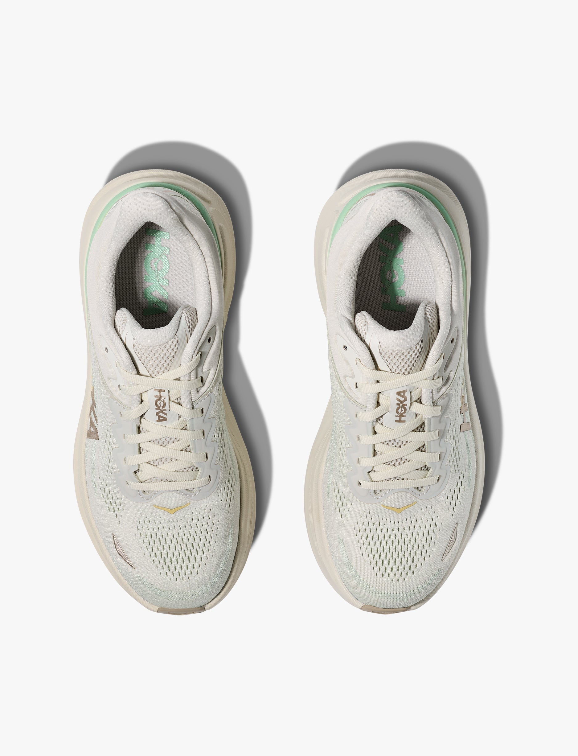 HOKA BONDI 9 - נעלי ספורט לאישה בונדי 9 בצבע כמהרין/טורקיז ים