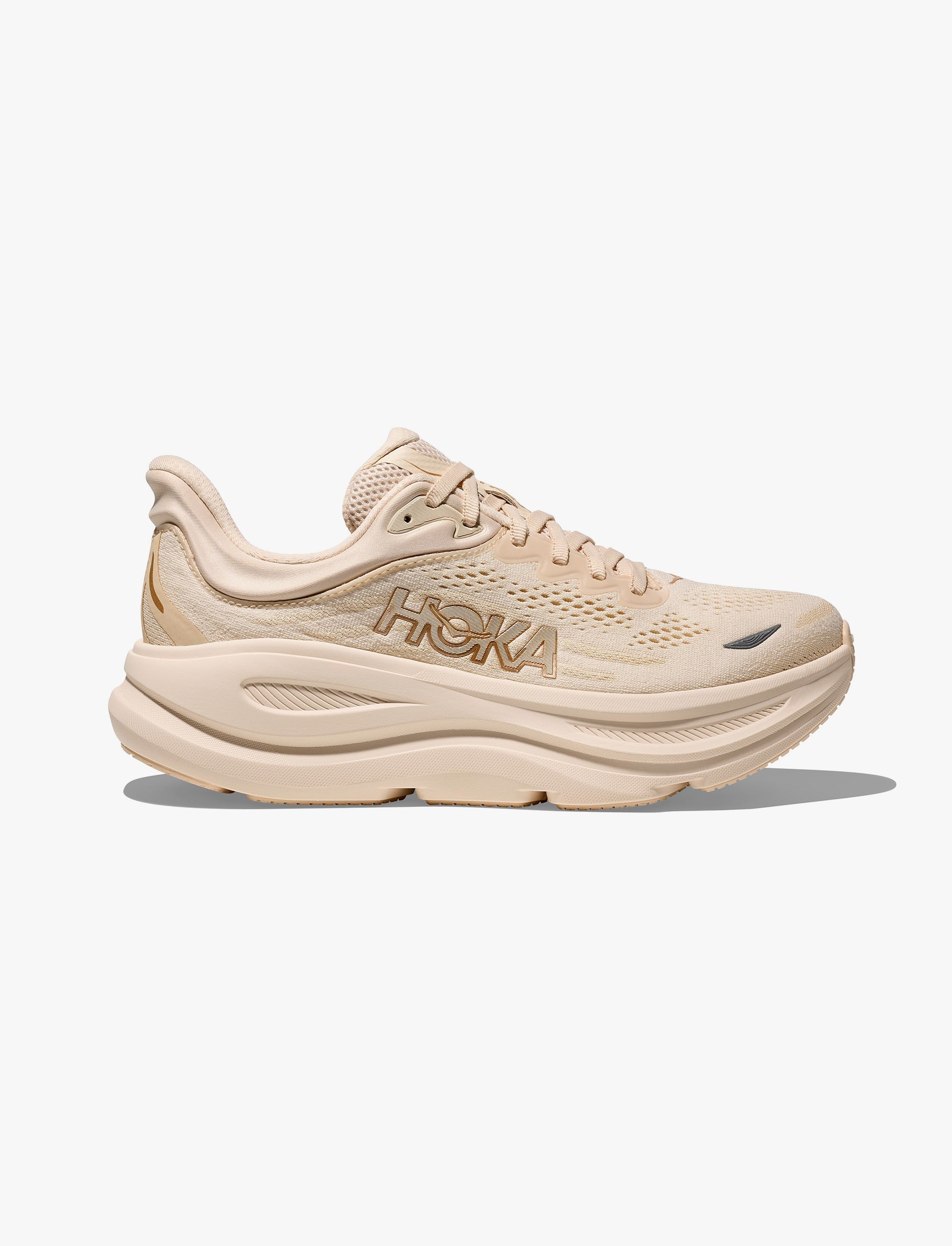 HOKA BONDI 9 - נעלי ספורט לאישה בונדי 9 בצבע וניל