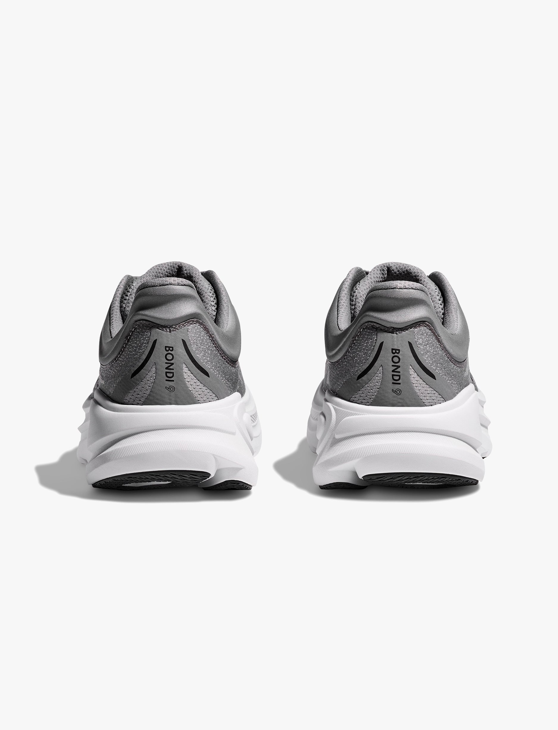 HOKA BONDI WIDE 9 - נעלי ספורט גברים בונדי 9 רחבות בצבע אפור