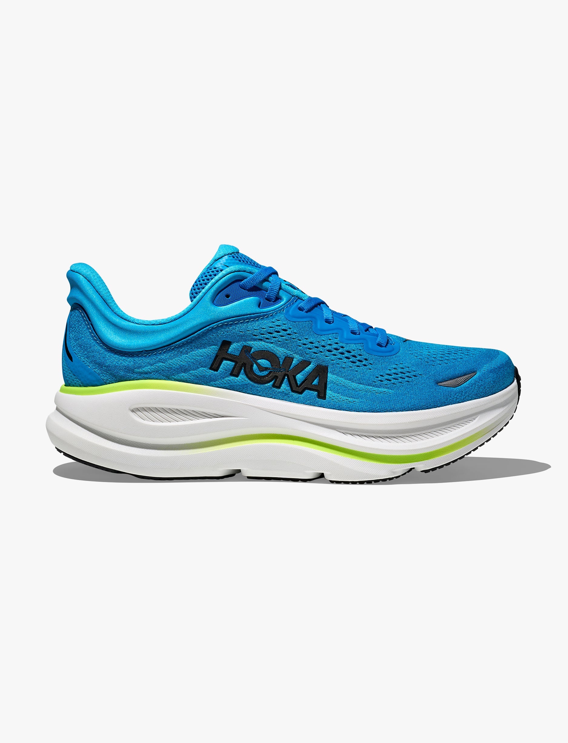 HOKA BONDI WIDE 9 - נעלי ספורט גברים בונדי 9 רחבות בצבע כחול שמיים/כחול הוקה