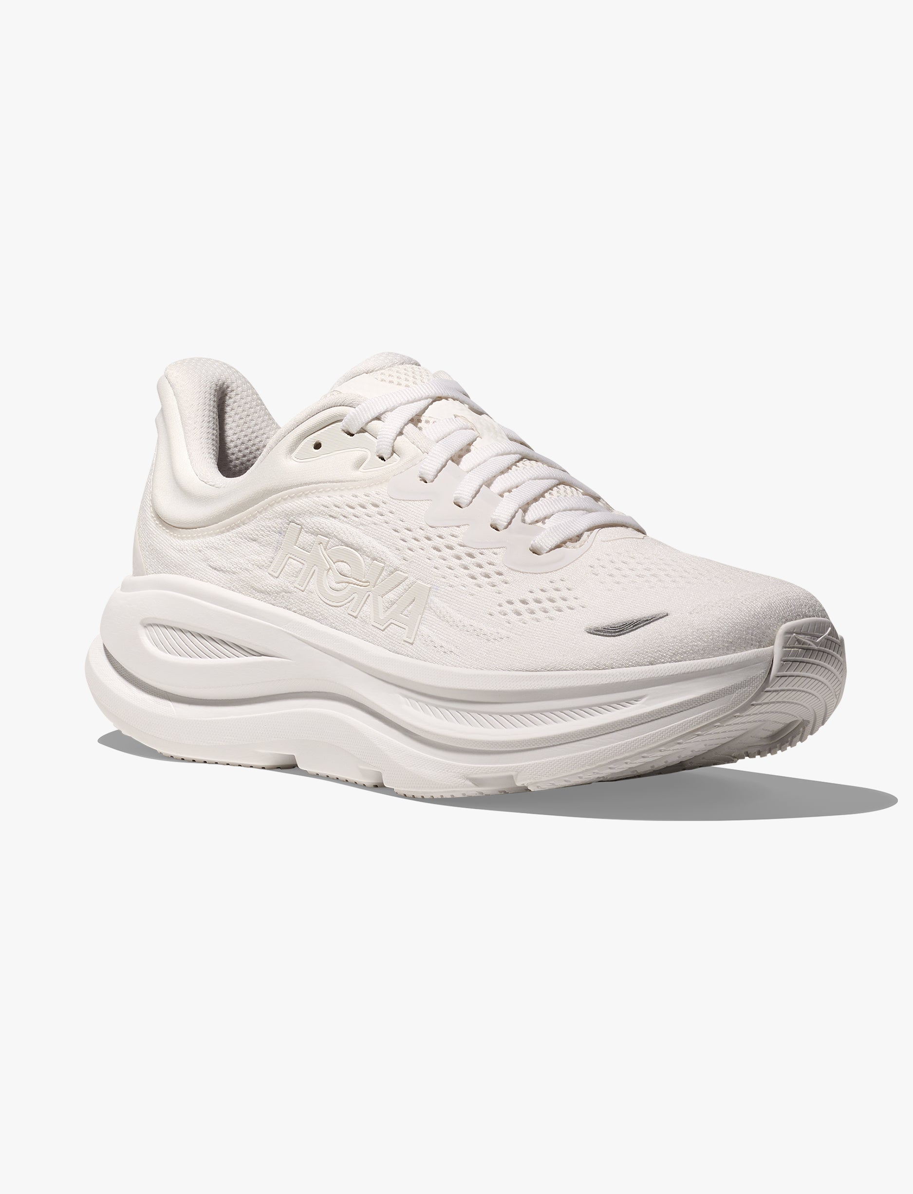 BONDI 9 X-WIDE - נעלי ספורט לנשים בונדי 9 אקסטרה רחבות בצבע לבן