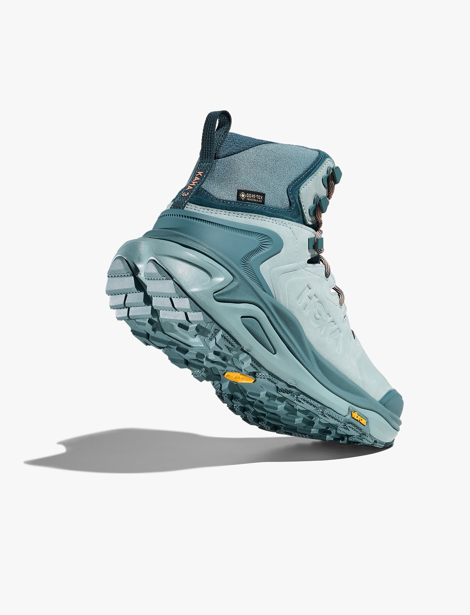 HOKA KAHA 3 GTX - נעלי הוקה קאהה 3 לנשים בצבע ערפל הרים/טורקיז דרו