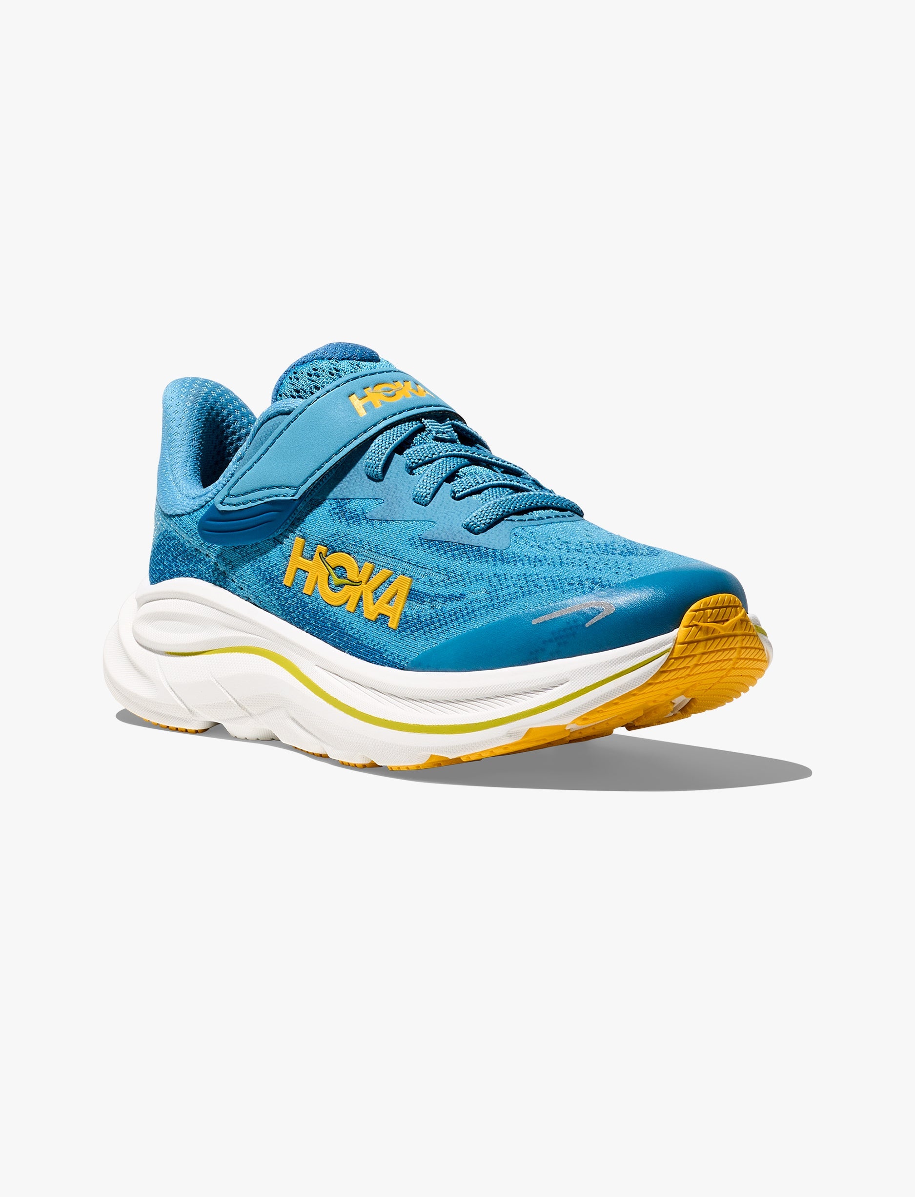 HOKA CLIFTON 10 LITTLE KIDS - נעלי ספורט ילדים הוקה קליפטון 10 בצבע כחול אלפיני/לילה ערפל