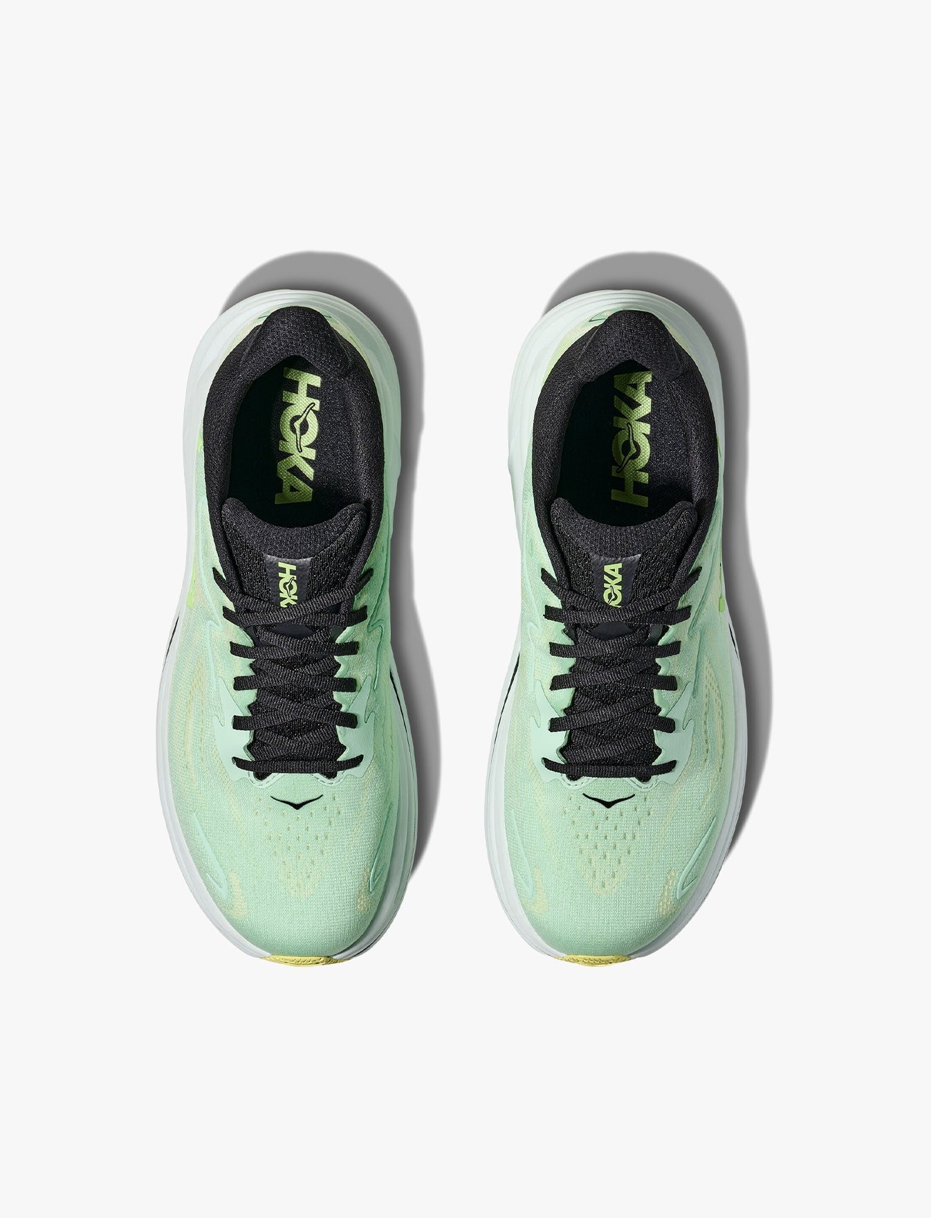 HOKA CLIFTON 10 - נעלי ספורט גברים הוקה קליפטון 10 בצבע מנטה/לבן מלוכלך