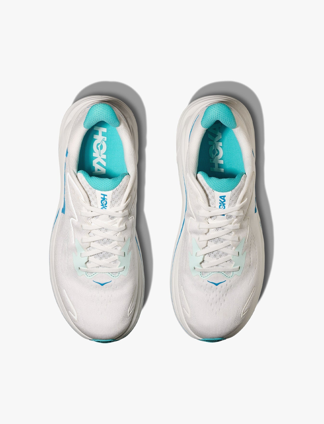 HOKA CLIFTON 10 - נעלי ספורט גברים הוקה קליפטון 10 בצבע לבן/כחול סקי