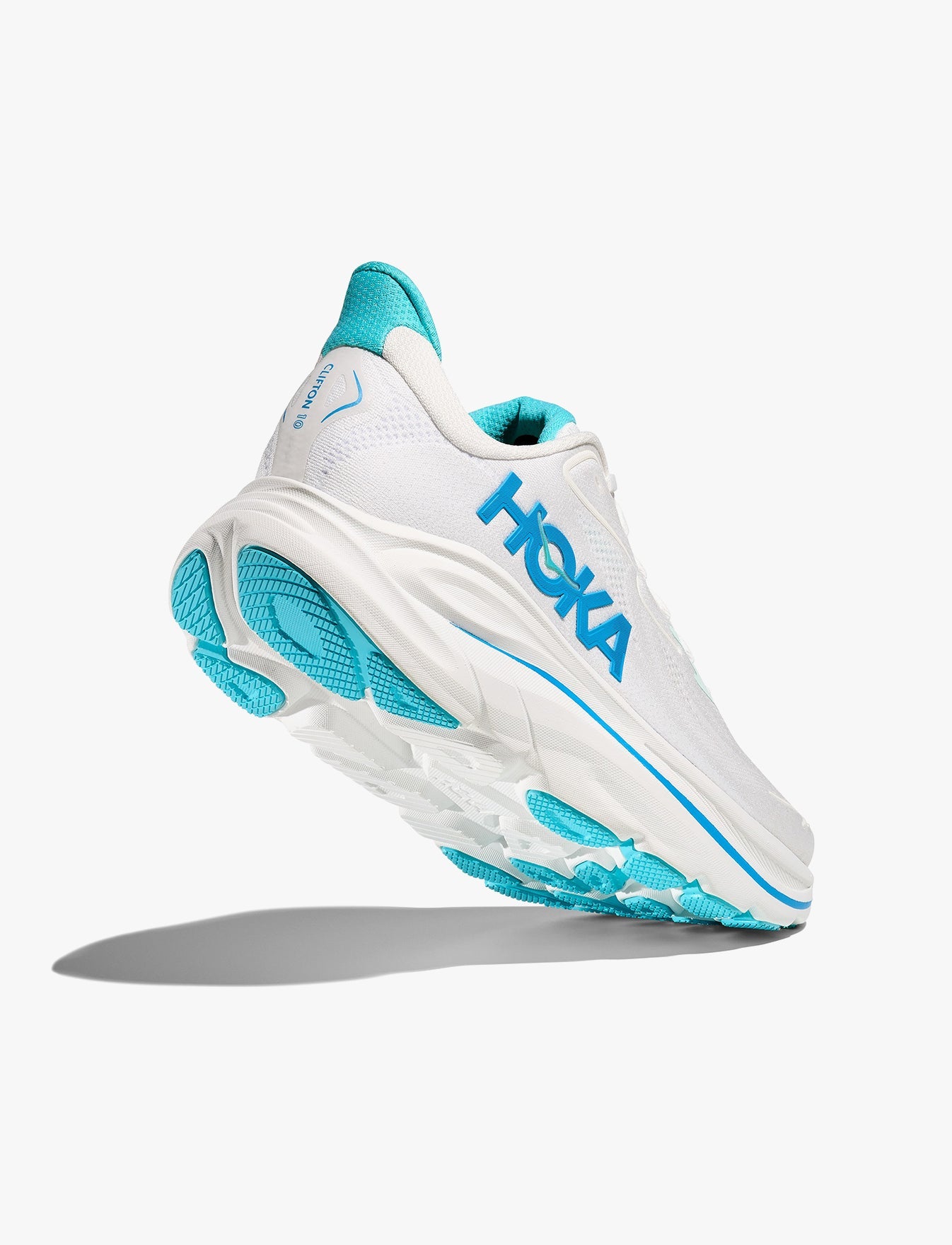 HOKA CLIFTON 10 - נעלי ספורט גברים הוקה קליפטון 10 בצבע לבן/כחול סקי