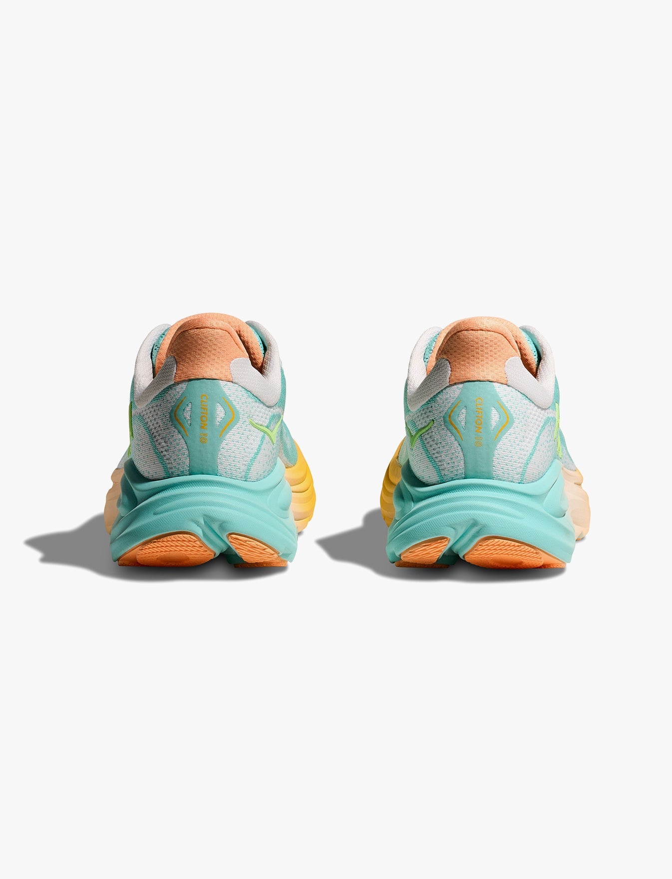 HOKA CLIFTON 10 - נעלי ספורט נשים הוקה קליפטון 10 בצבע כחול מנצנץ/לבן