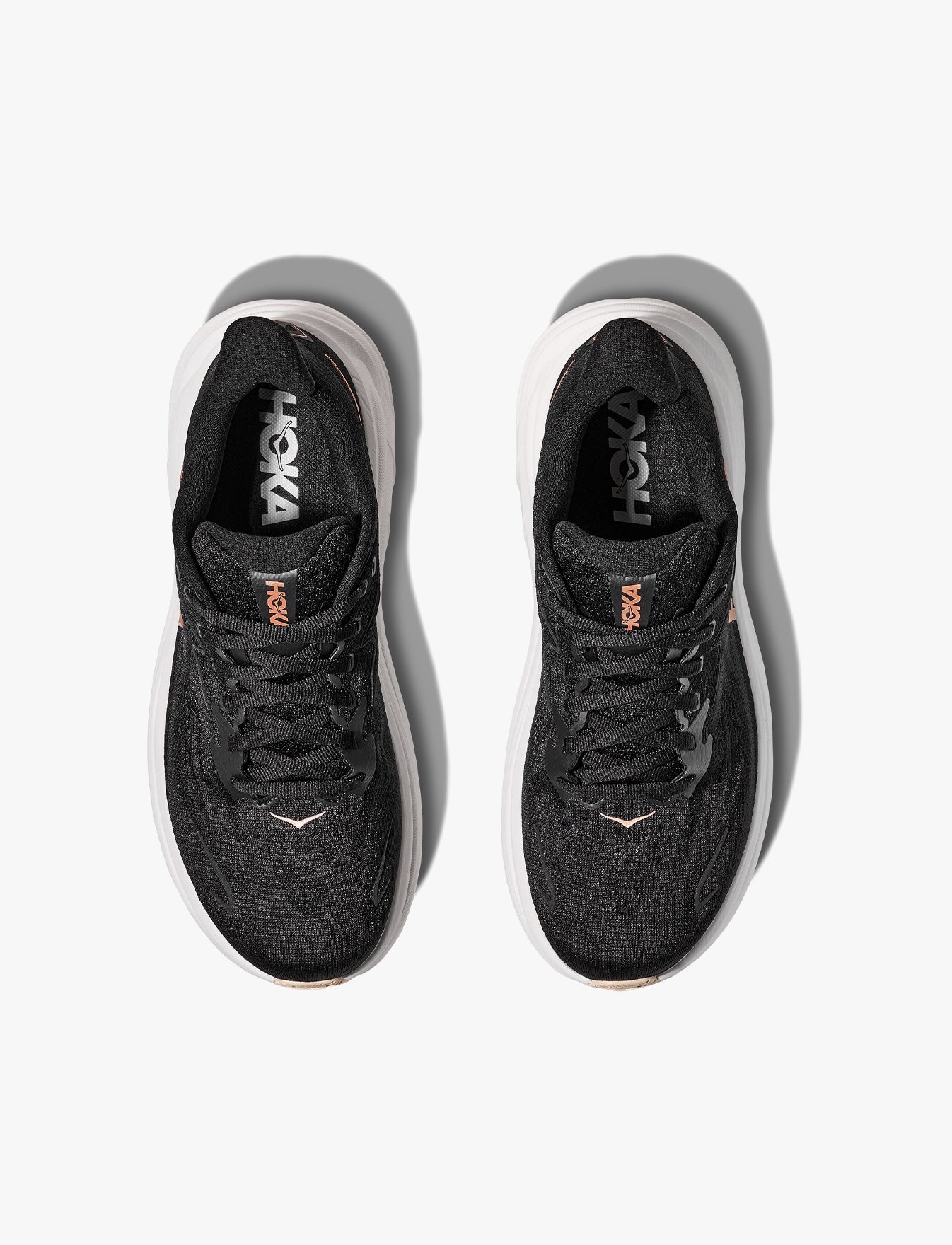 HOKA CLIFTON 10 - נעלי ספורט נשים הוקה קליפטון 10 בצבע שחור/רוז זהב