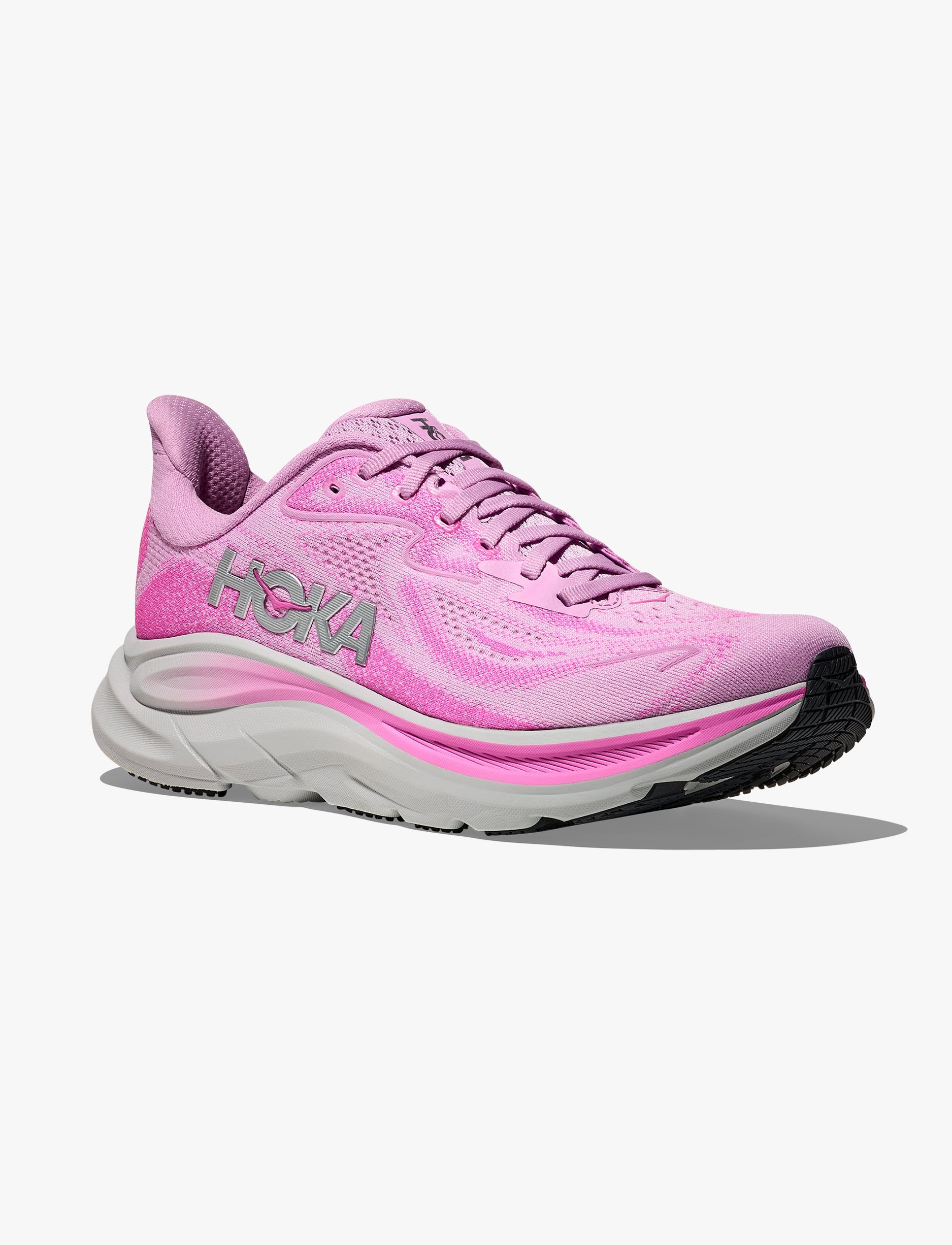 HOKA CLIFTON 10 - נעלי ספורט נשים הוקה קליפטון 10 בצבע צוף פרחים/נאון פוקסי
