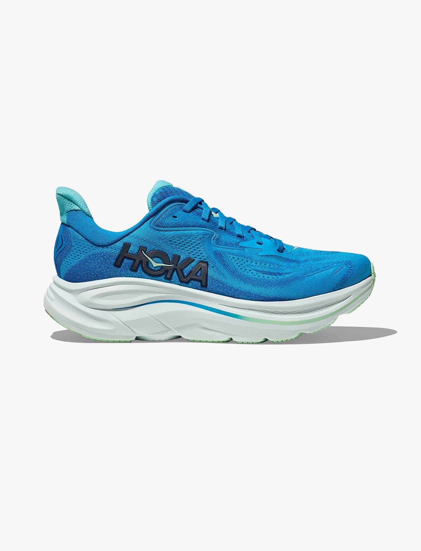 HOKA CLIFTON WIDE 10 - נעלי ספורט גברים הוקה קליפטון 10 רחבות בצבע כחול/כחול שמיים