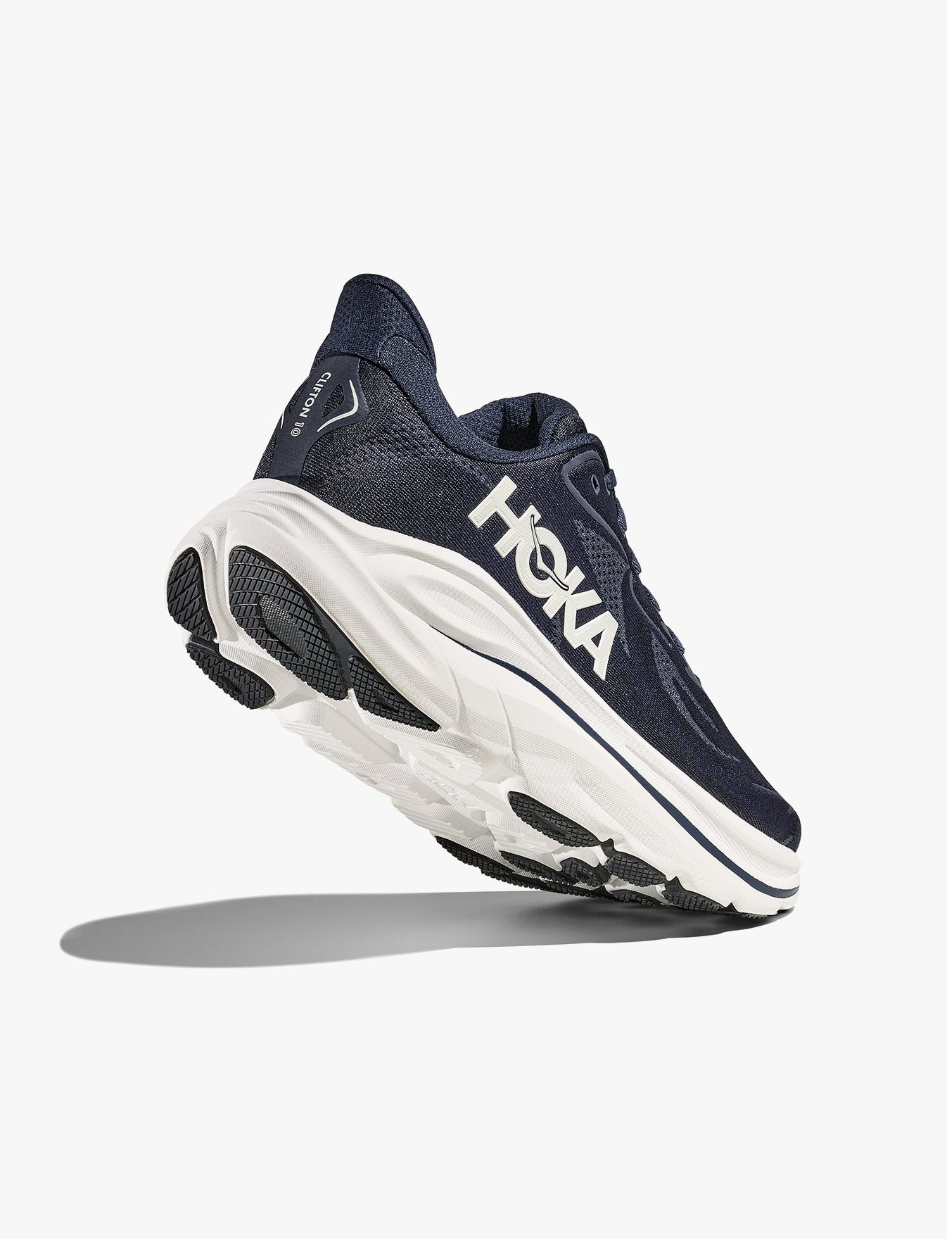 HOKA CLIFTON WIDE 10 - נעלי ספורט גברים הוקה קליפטון 10 רחבות בצבע נייבי/לבן