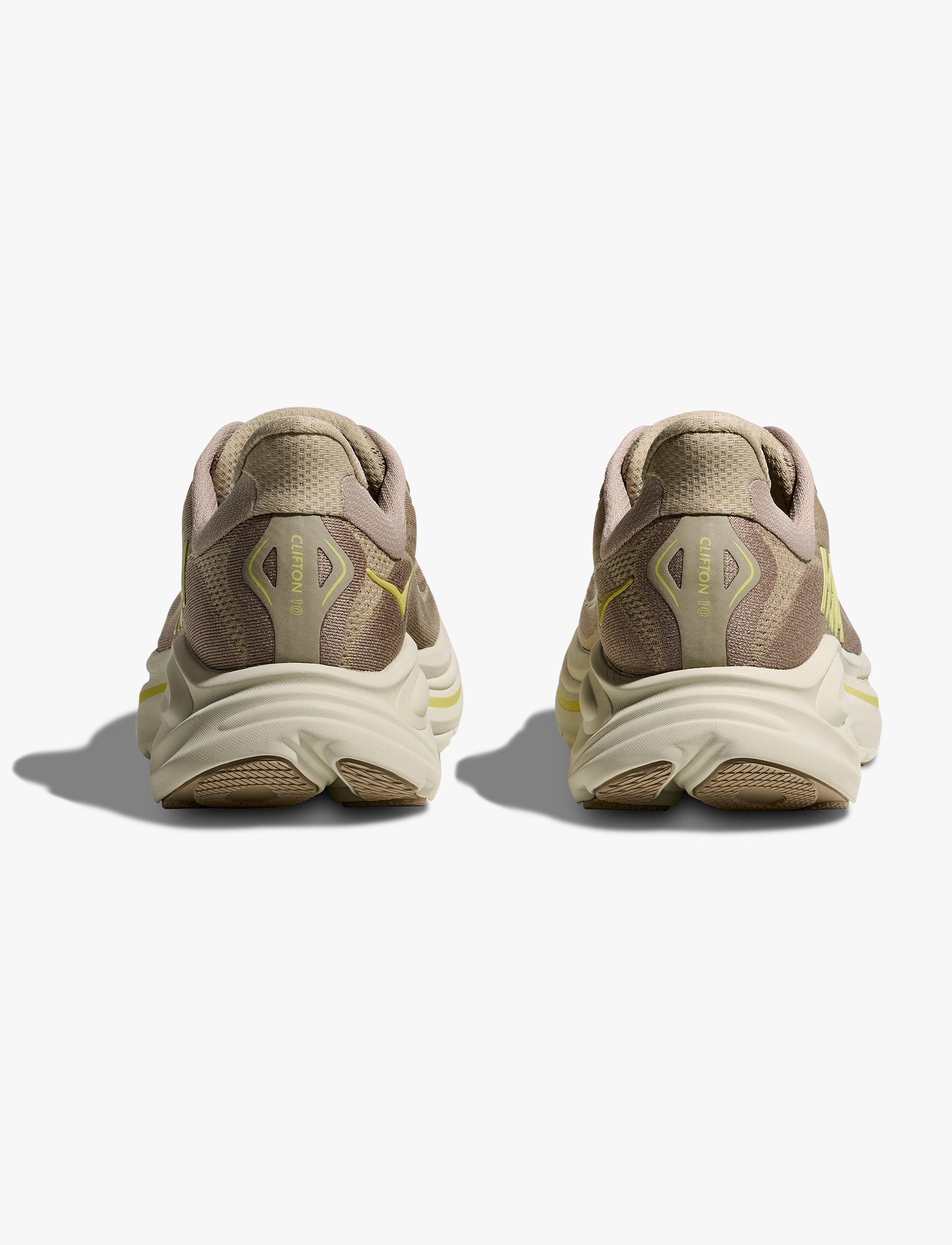 HOKA CLIFTON WIDE 10 - נעלי ספורט גברים הוקה קליפטון 10 רחבות בצבע פשתן/אבן