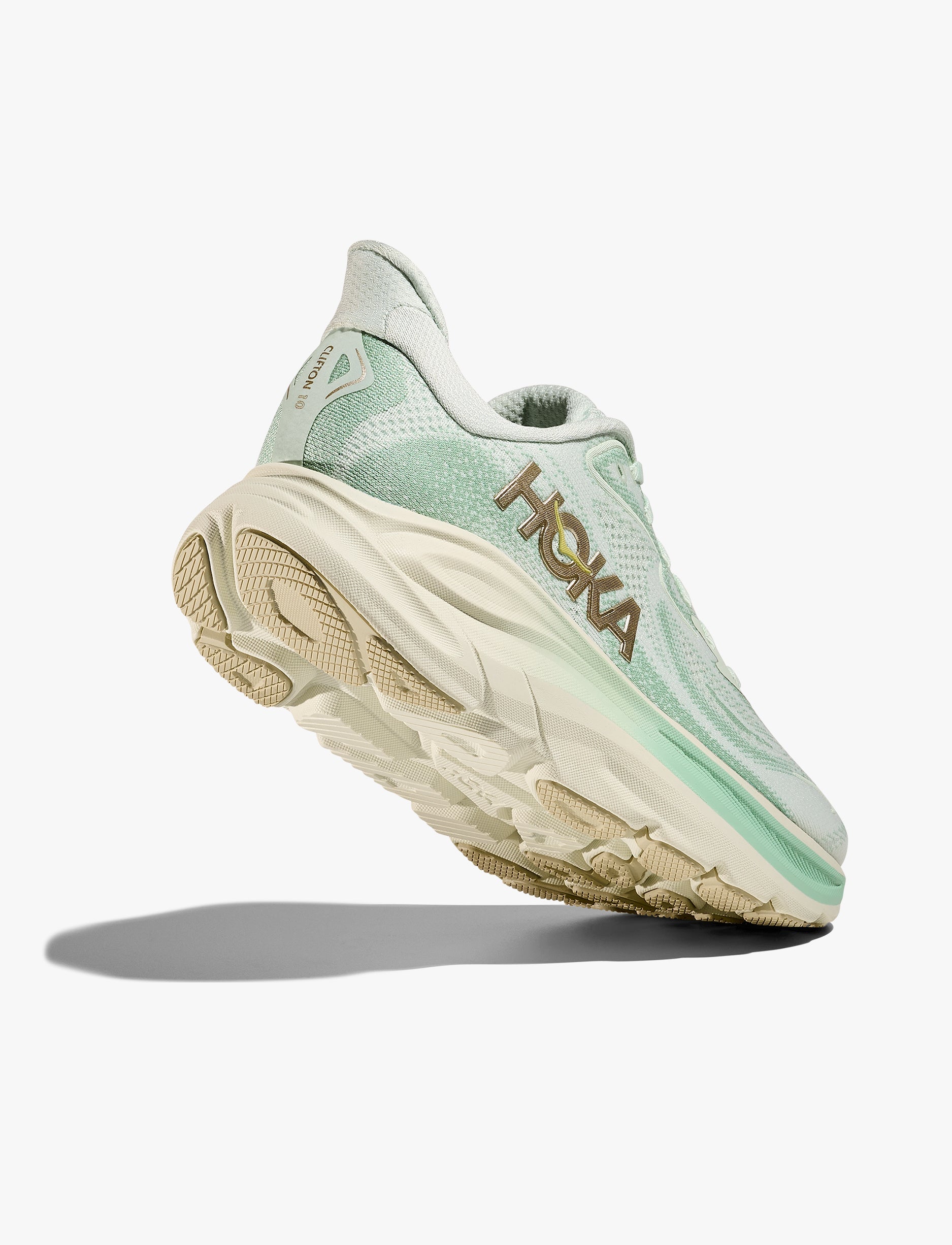 HOKA CLIFTON WIDE 10 - נעלי ספורט נשים הוקה קליפטון 10 רחבות בצבע זכוכית ים/ג'ייד