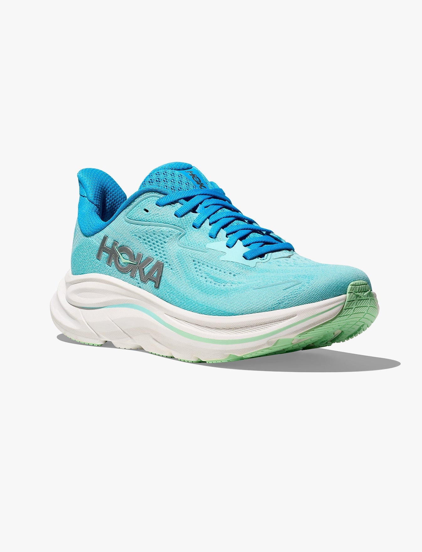 HOKA CLIFTON WIDE 10 - נעלי ספורט נשים הוקה קליפטון 10 רחבות בצבע כחול סקי/כחול סיאלו