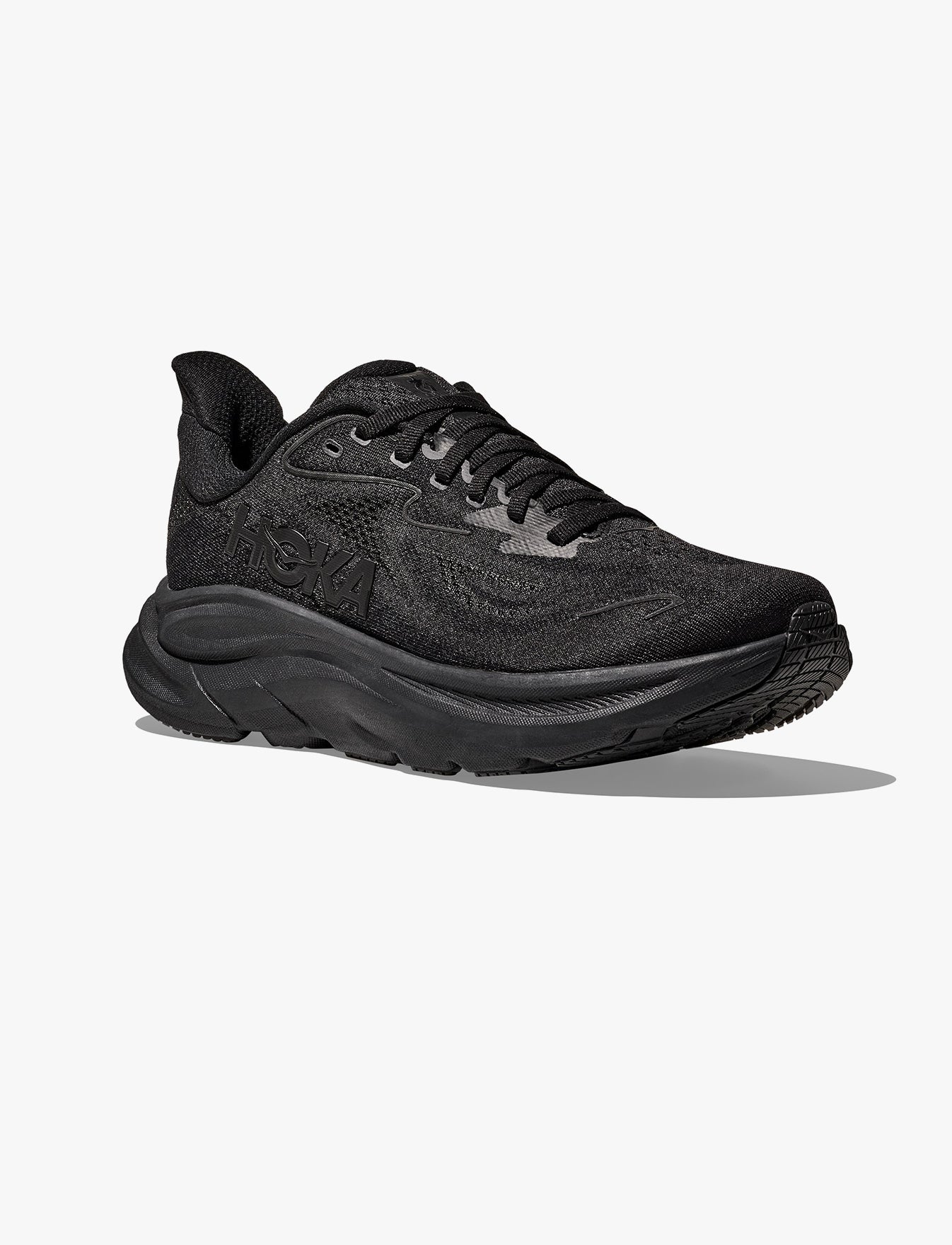HOKA CLIFTON X-WIDE 10 - נעלי ספורט גברים הוקה קליפטון 10 אקסטרה רחבות בצבע שחור/שחור