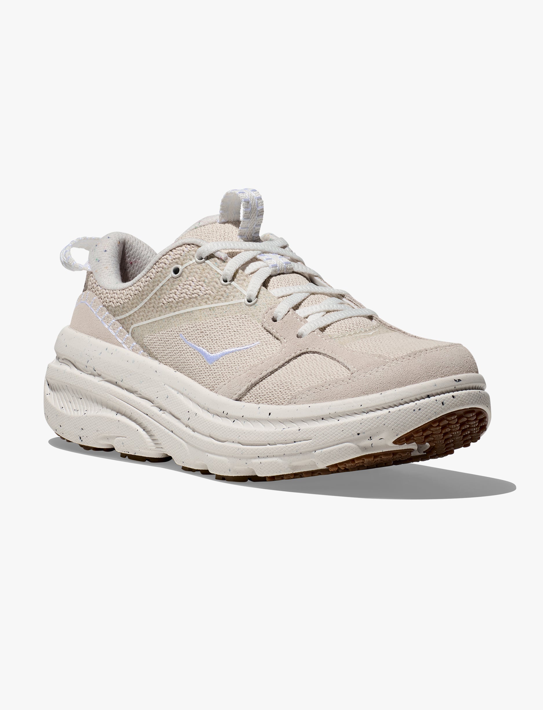 HOKA BONDI B3LS BP - נעלי הוקה בונדי אופנה בצבע פרוסט/פפר