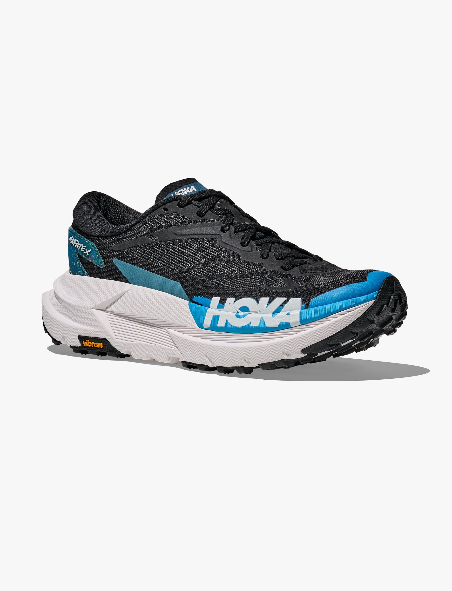 HOKA MAFATE X - נעלי ספורט גברים הוקה מאפטה איקס בצבע שחור/כחול סקיי
