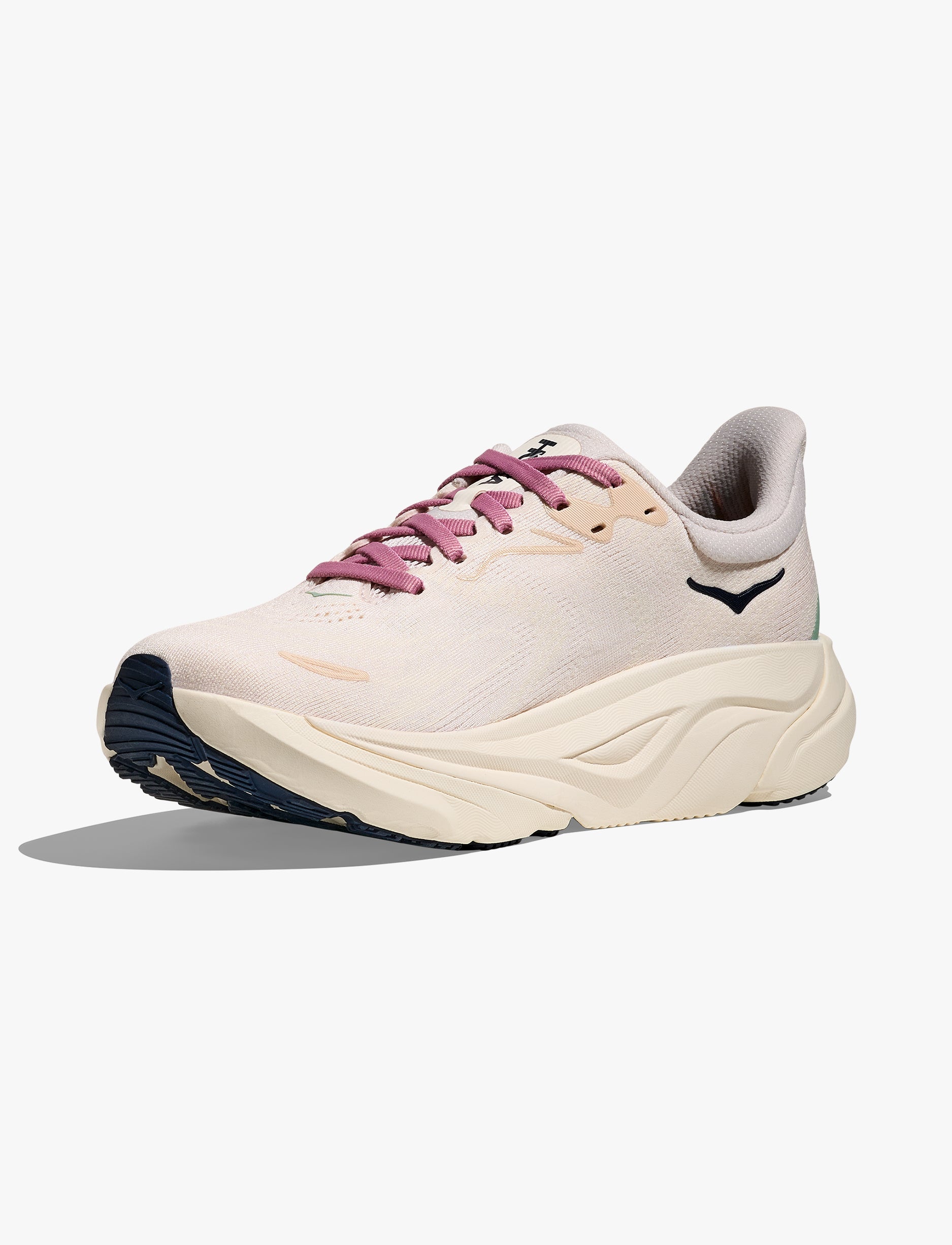 HOKA Arahi Wide 8 - נעלי ספורט נשים הוקה ארהי 8 רחבות בצבע קרם ורדים/אלבסטר