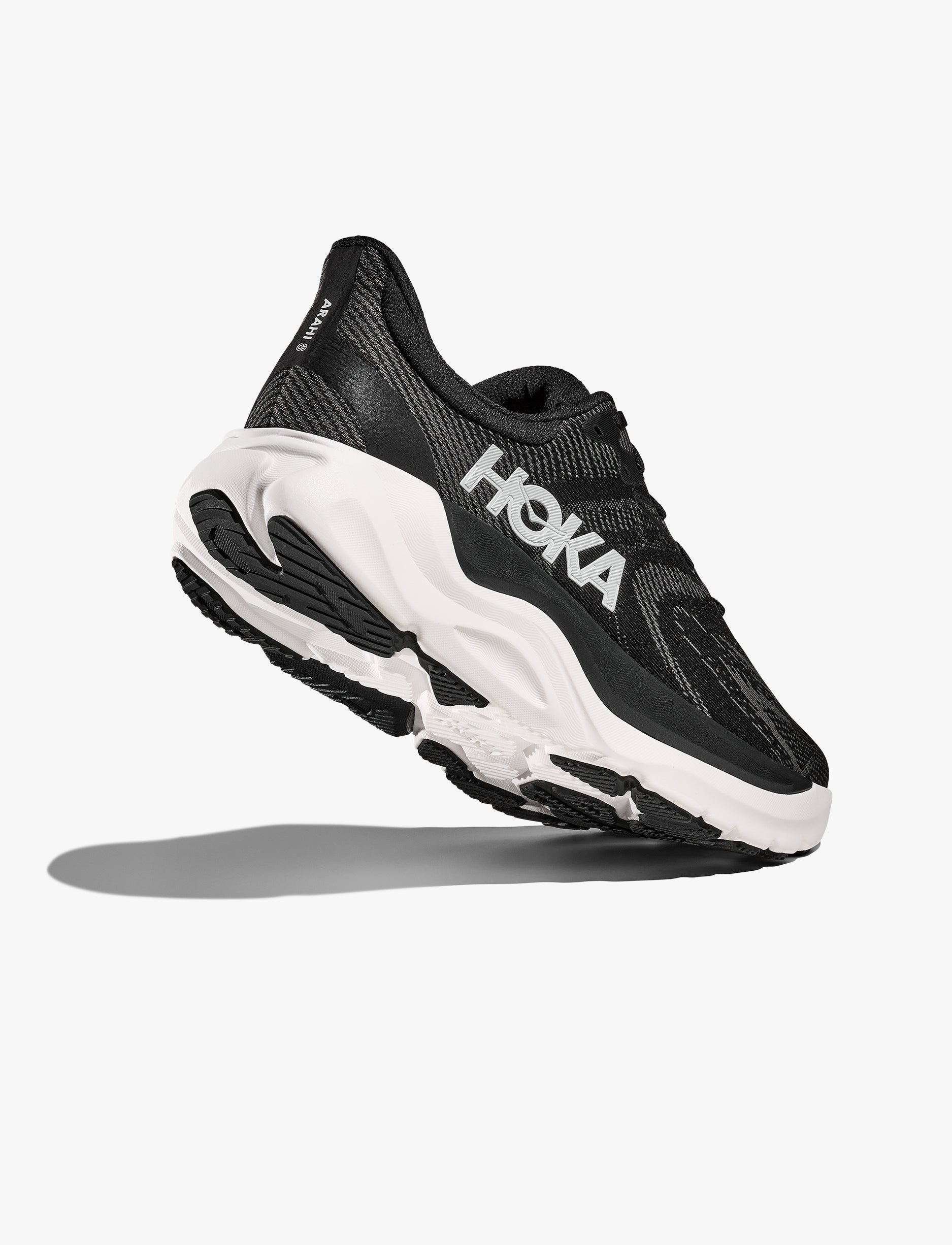 HOKA Arahi X-Wide 8 - נעלי ספורט גברים הוקה ארהי 8 אקסטרה רחבות בצבע שחור/לבן