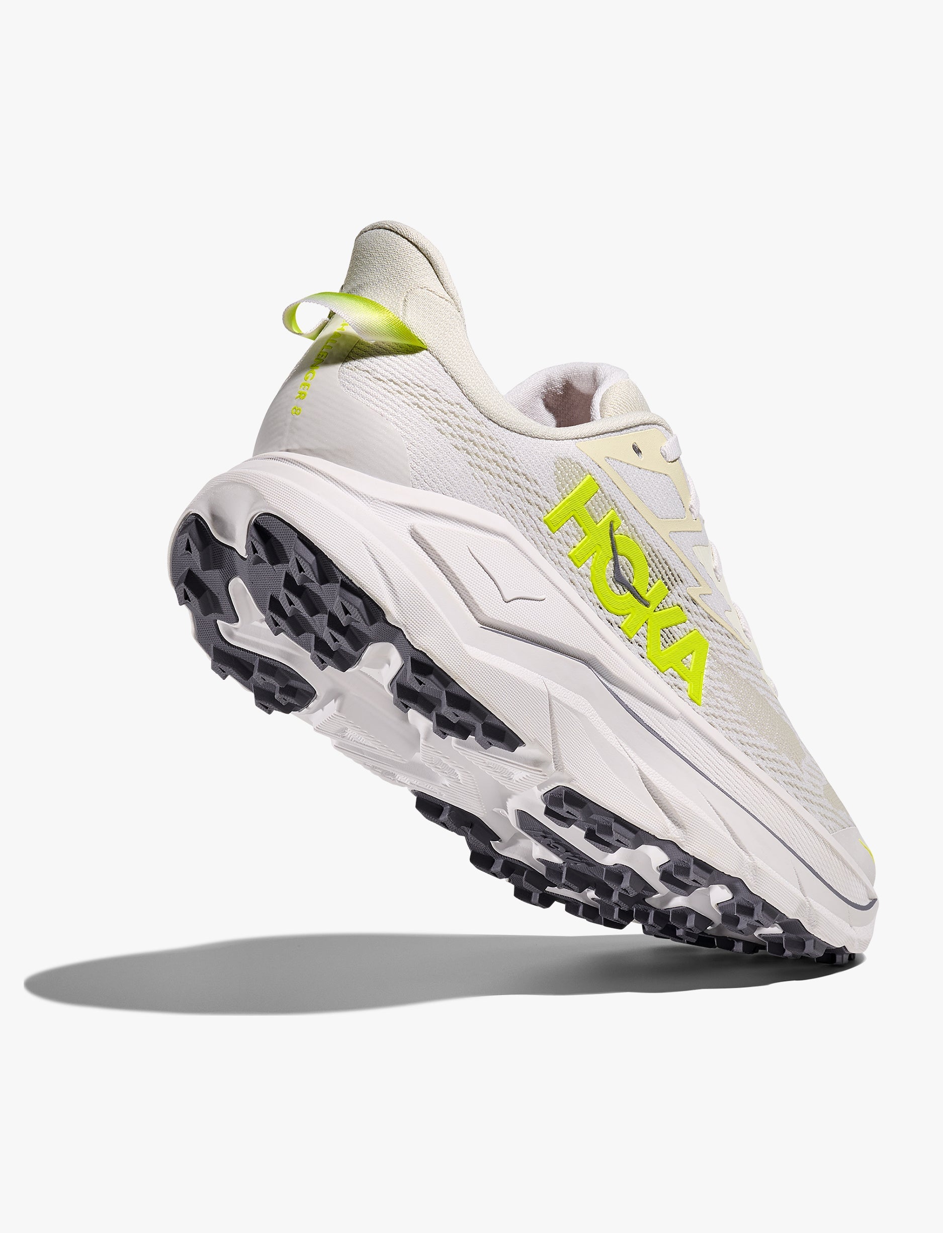 Hoka Challenger 8 - נעלי ספורט גברים הוקה צ'אלנג'ר 8 בצבע לבן/נאון סיטרוס