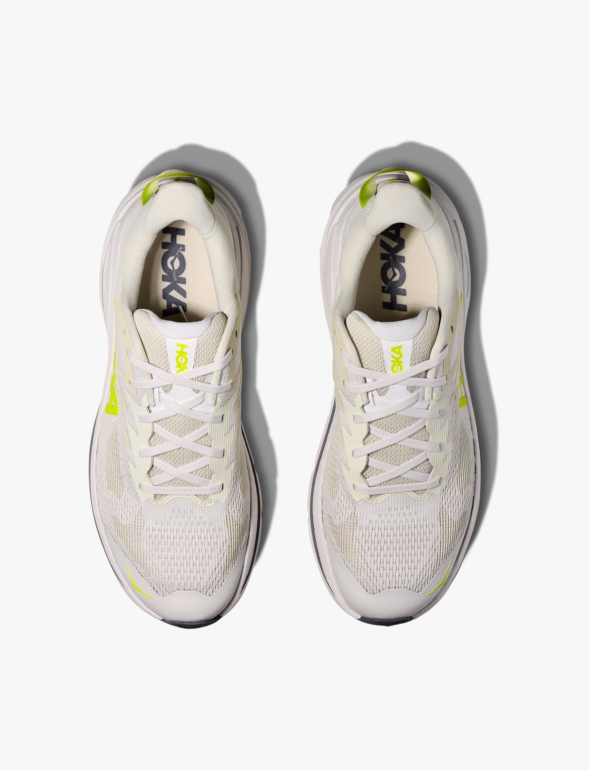 Hoka Challenger 8 - נעלי ספורט גברים הוקה צ'אלנג'ר 8 בצבע לבן/נאון סיטרוס